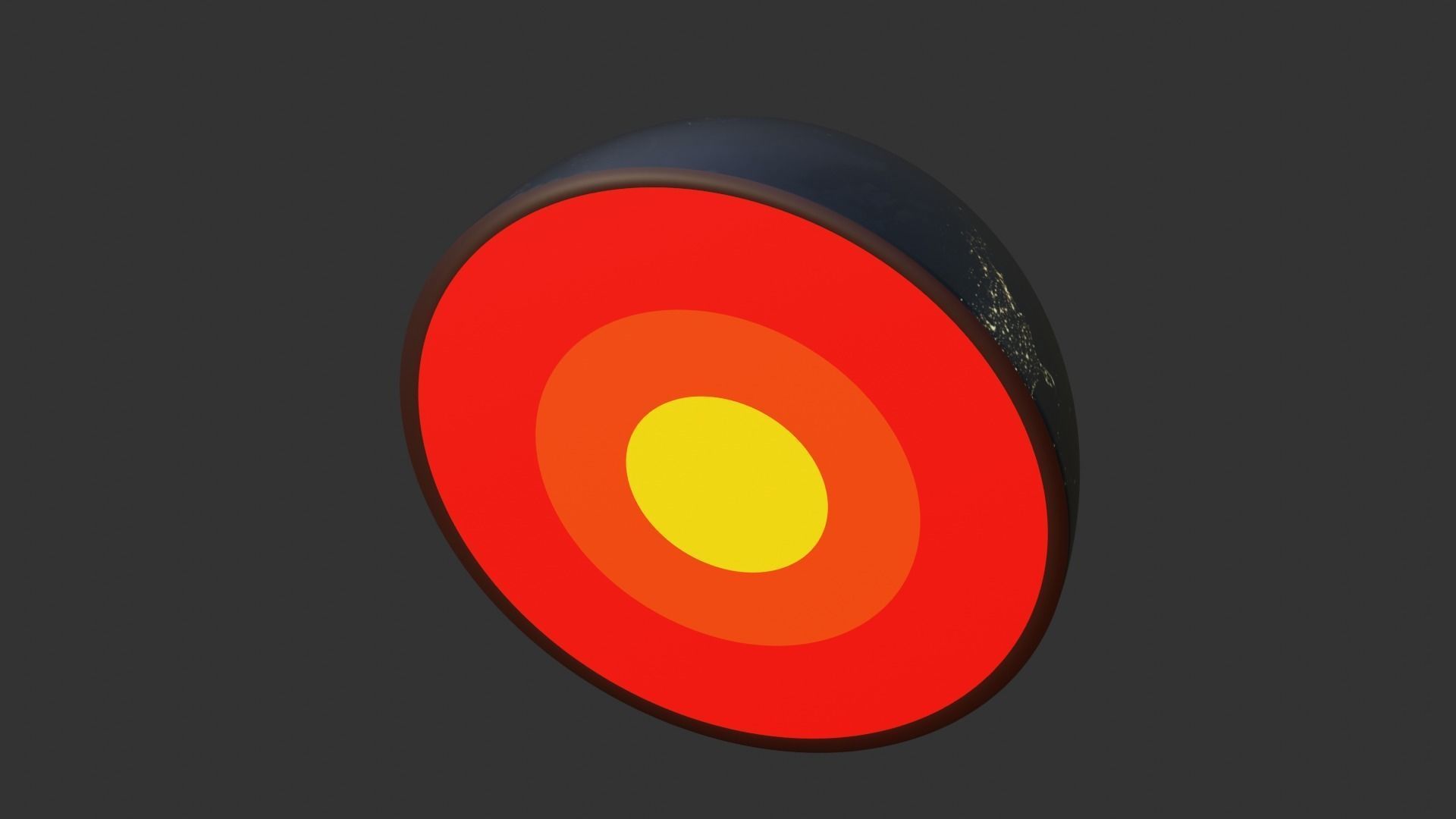 Night Earth Low-poly 3D model_2