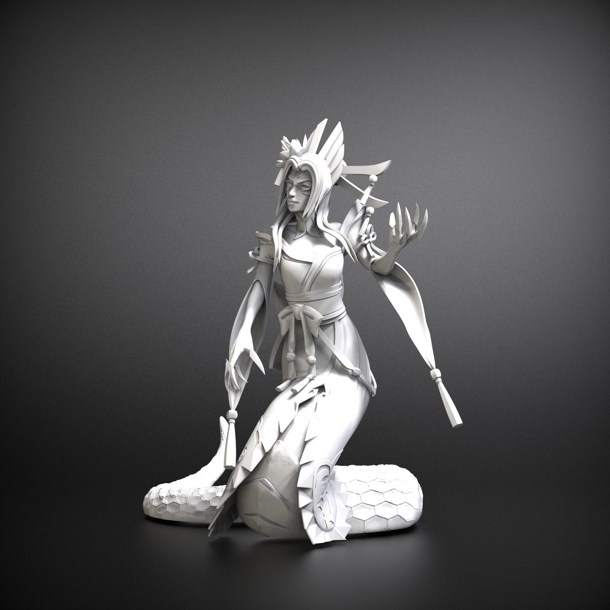 STL Cassiopeia spirit blossom league of legends 3D model 3D print model_2