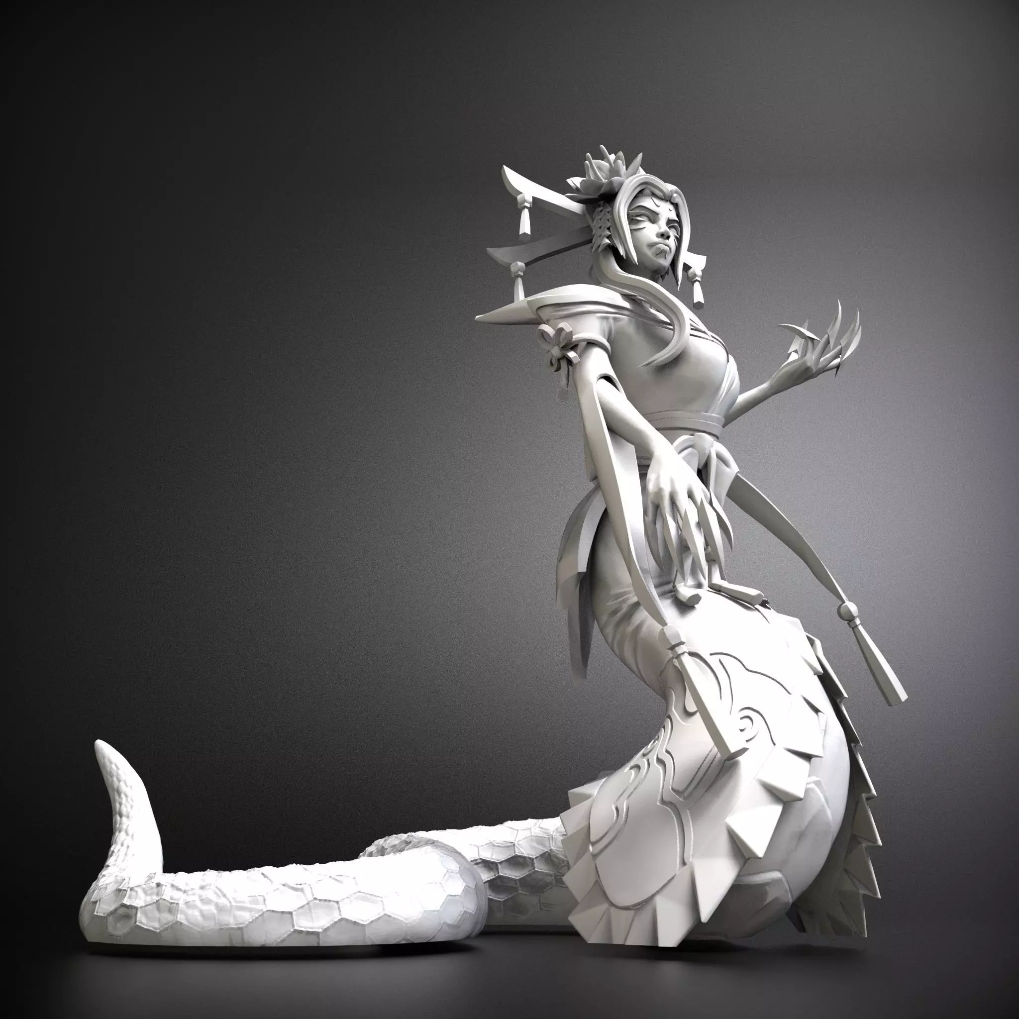 STL Cassiopeia spirit blossom league of legends 3D model 3D print model_0