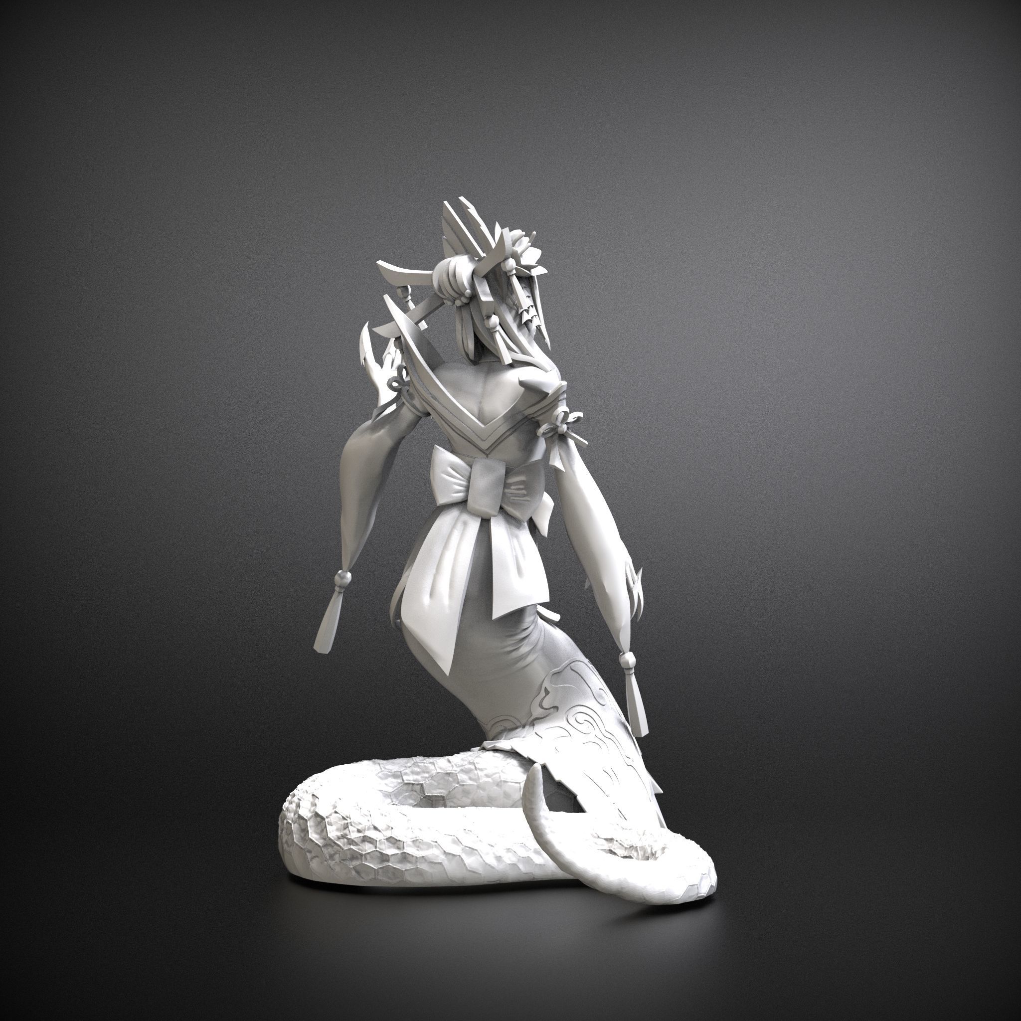 STL Cassiopeia spirit blossom league of legends 3D model 3D print model_5