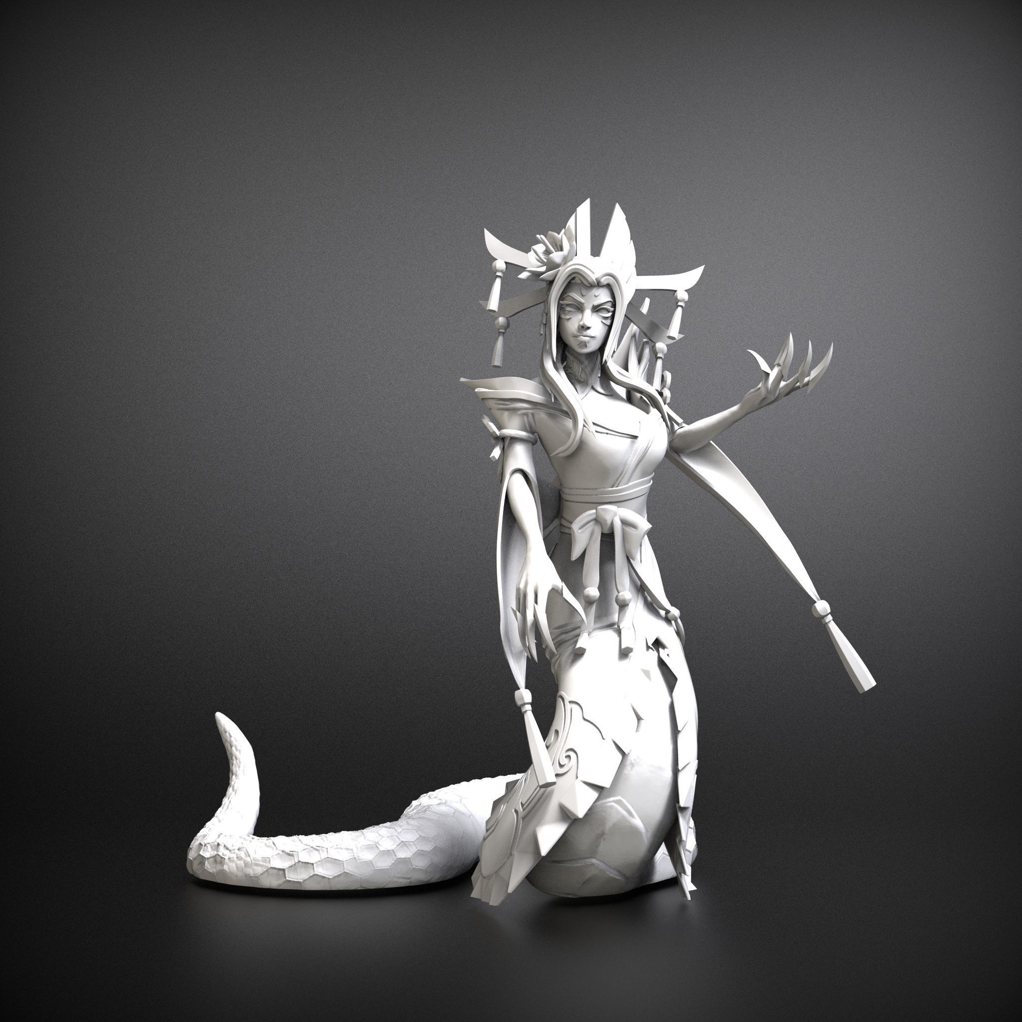 STL Cassiopeia spirit blossom league of legends 3D model 3D print model_1