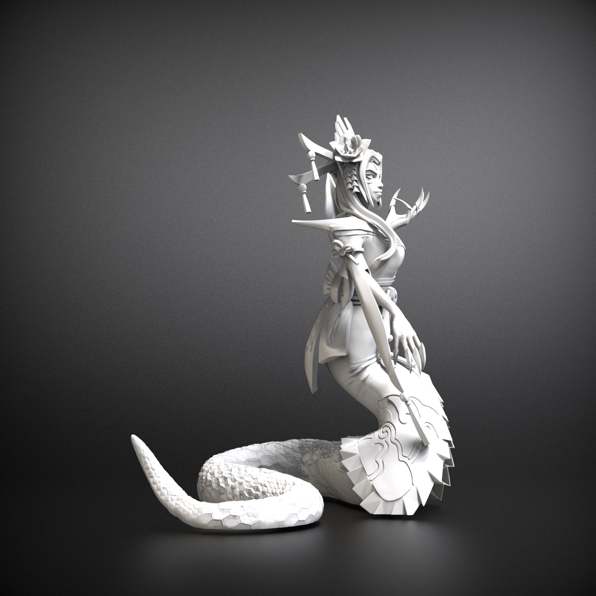 STL Cassiopeia spirit blossom league of legends 3D model 3D print model_6
