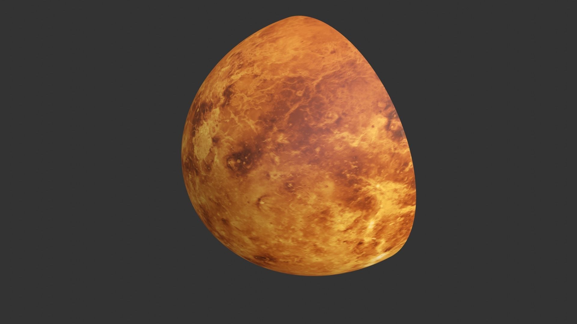 Venus Low-poly 3D model_3