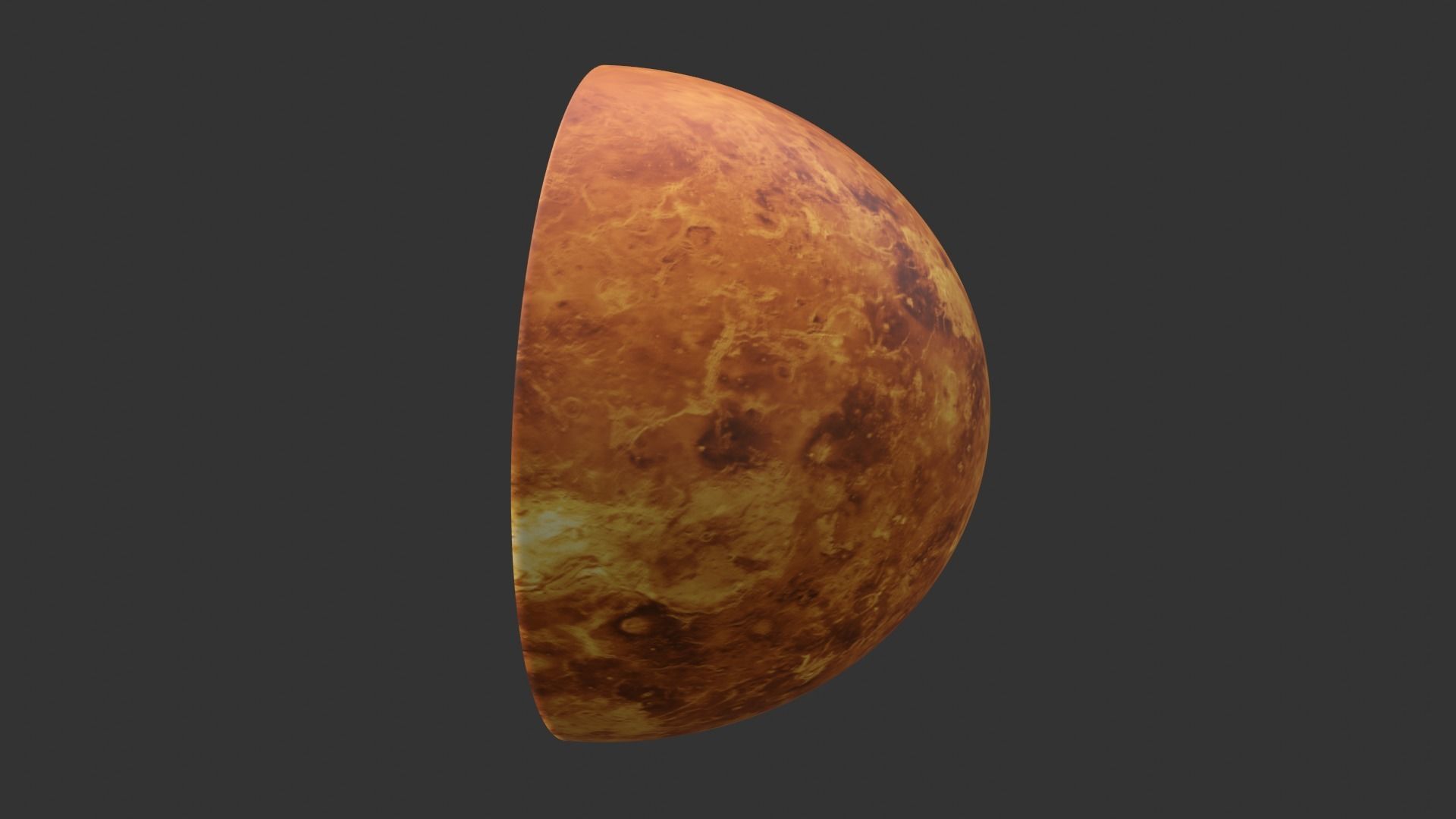 Venus Low-poly 3D model_1