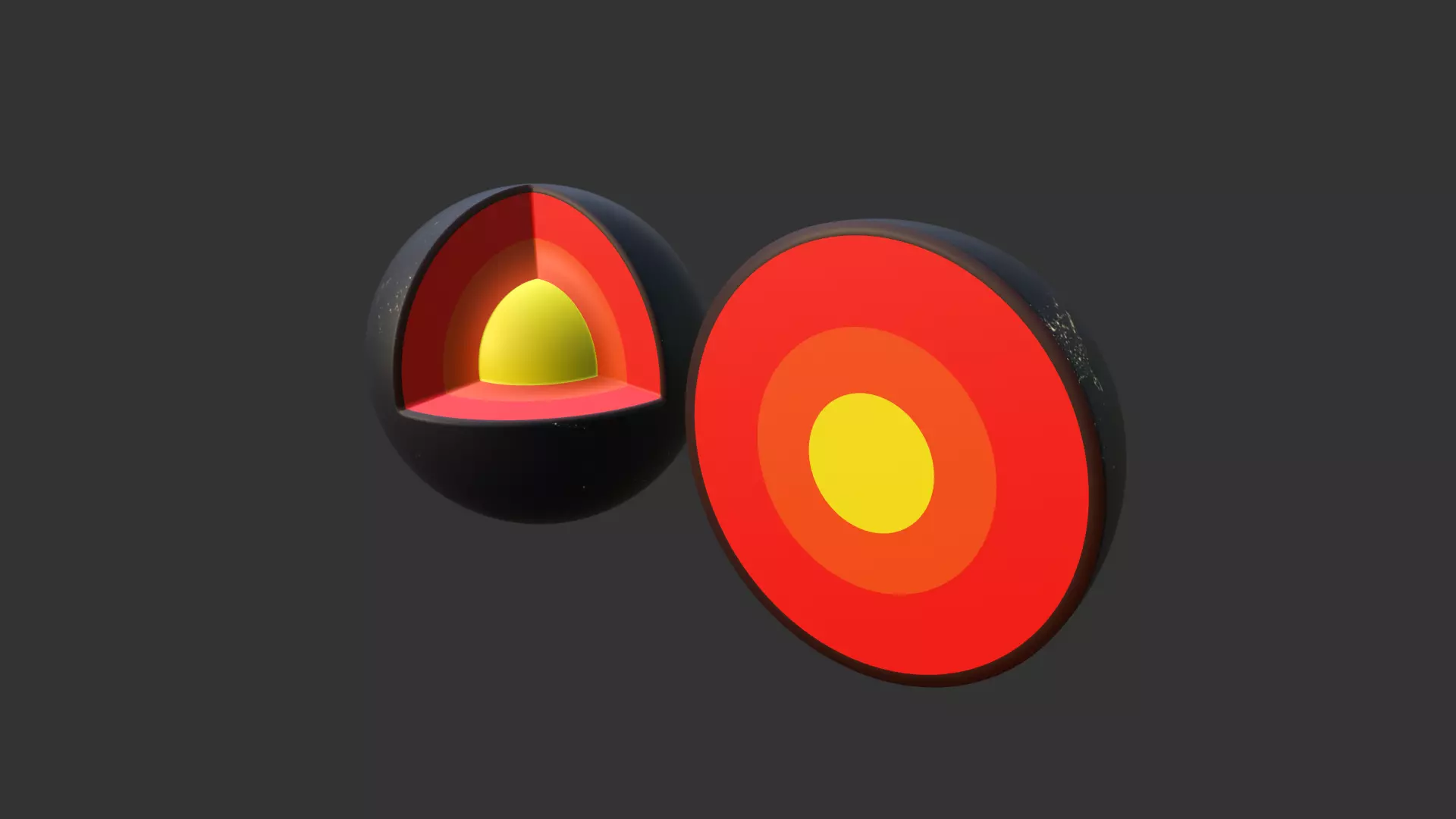 Night Earth Low-poly 3D model_0