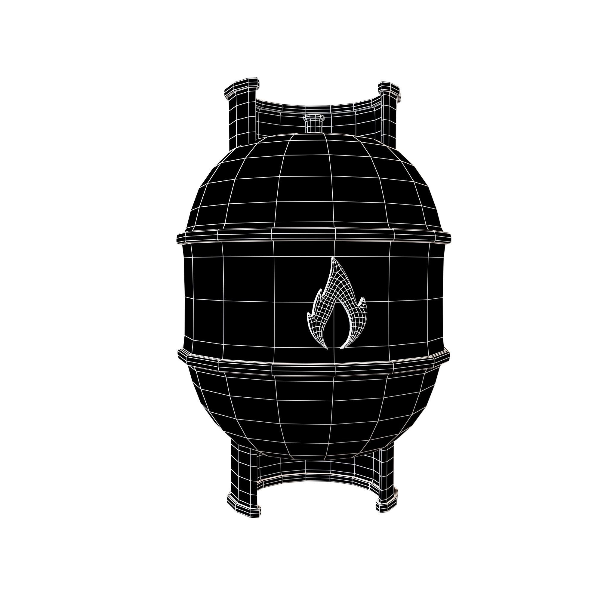 LPG Tank Icon V1 004 Low-poly 3D model_7