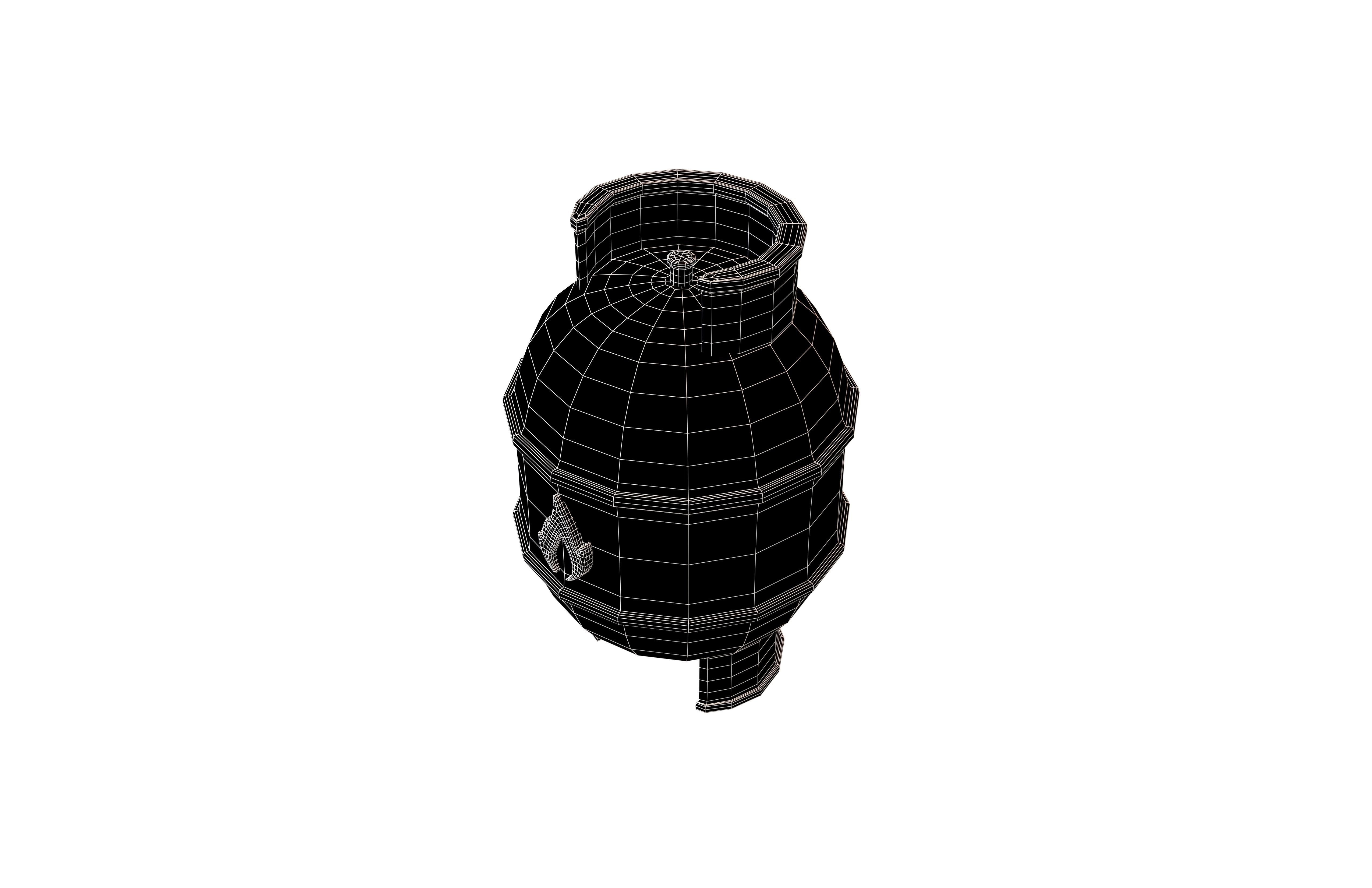 LPG Tank Icon V1 004 Low-poly 3D model_5