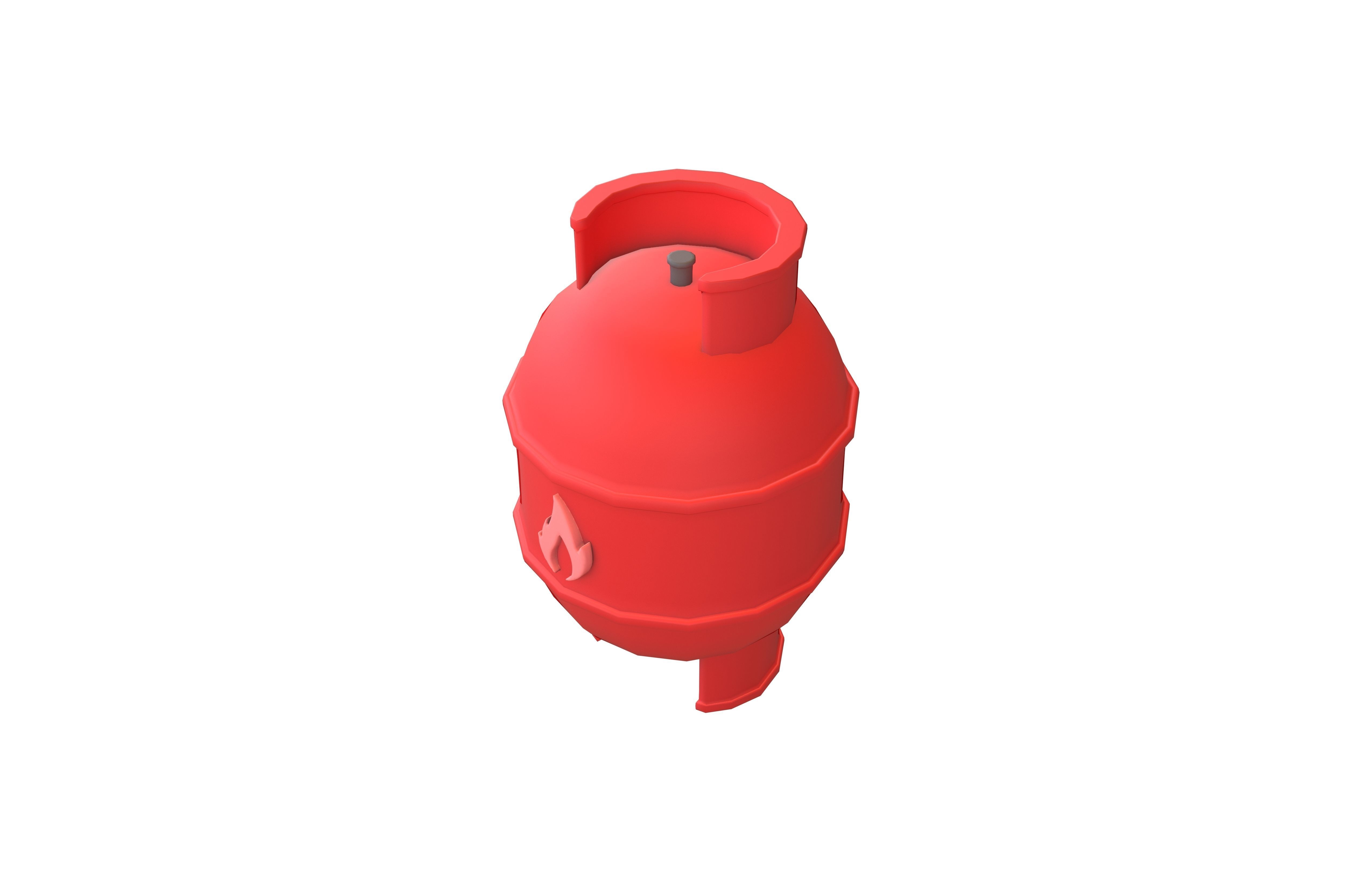 LPG Tank Icon V1 004 Low-poly 3D model_2