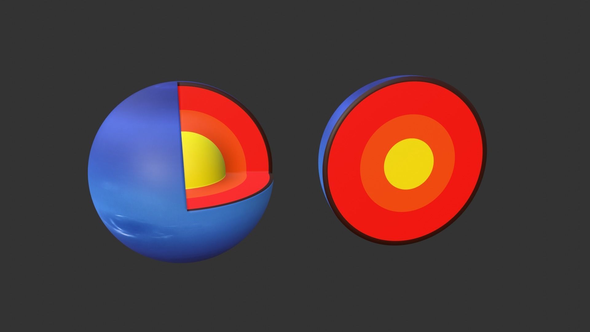 Neptune Low-poly 3D model_4