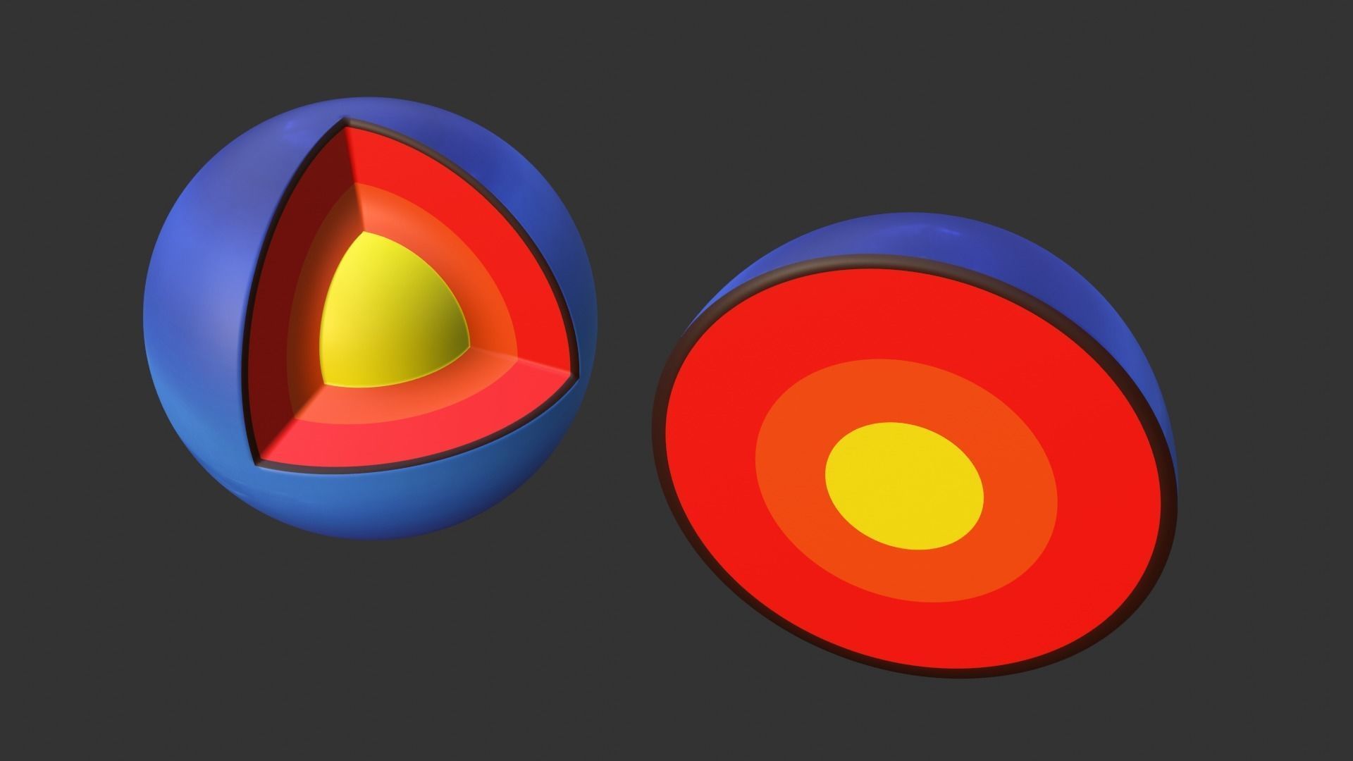 Neptune Low-poly 3D model_2