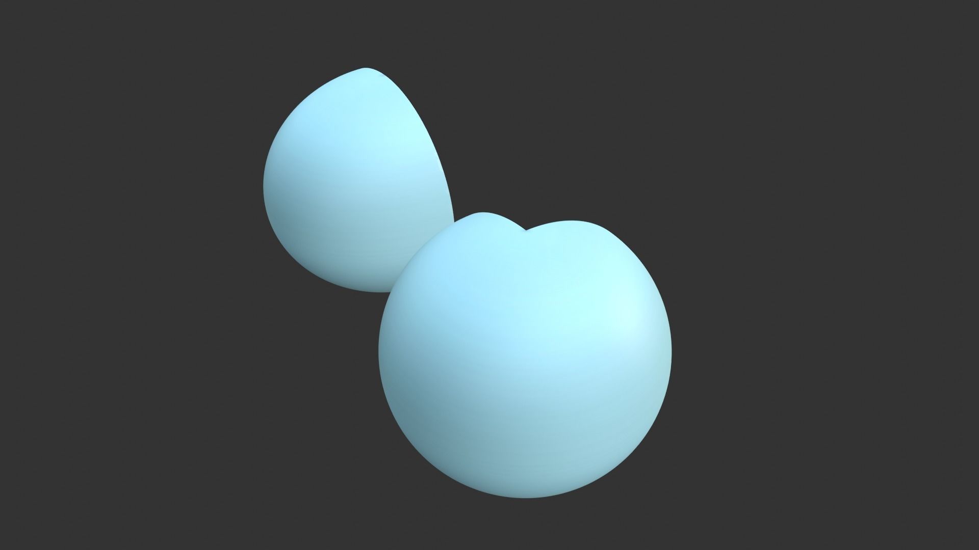 Uranus Low-poly 3D model_3