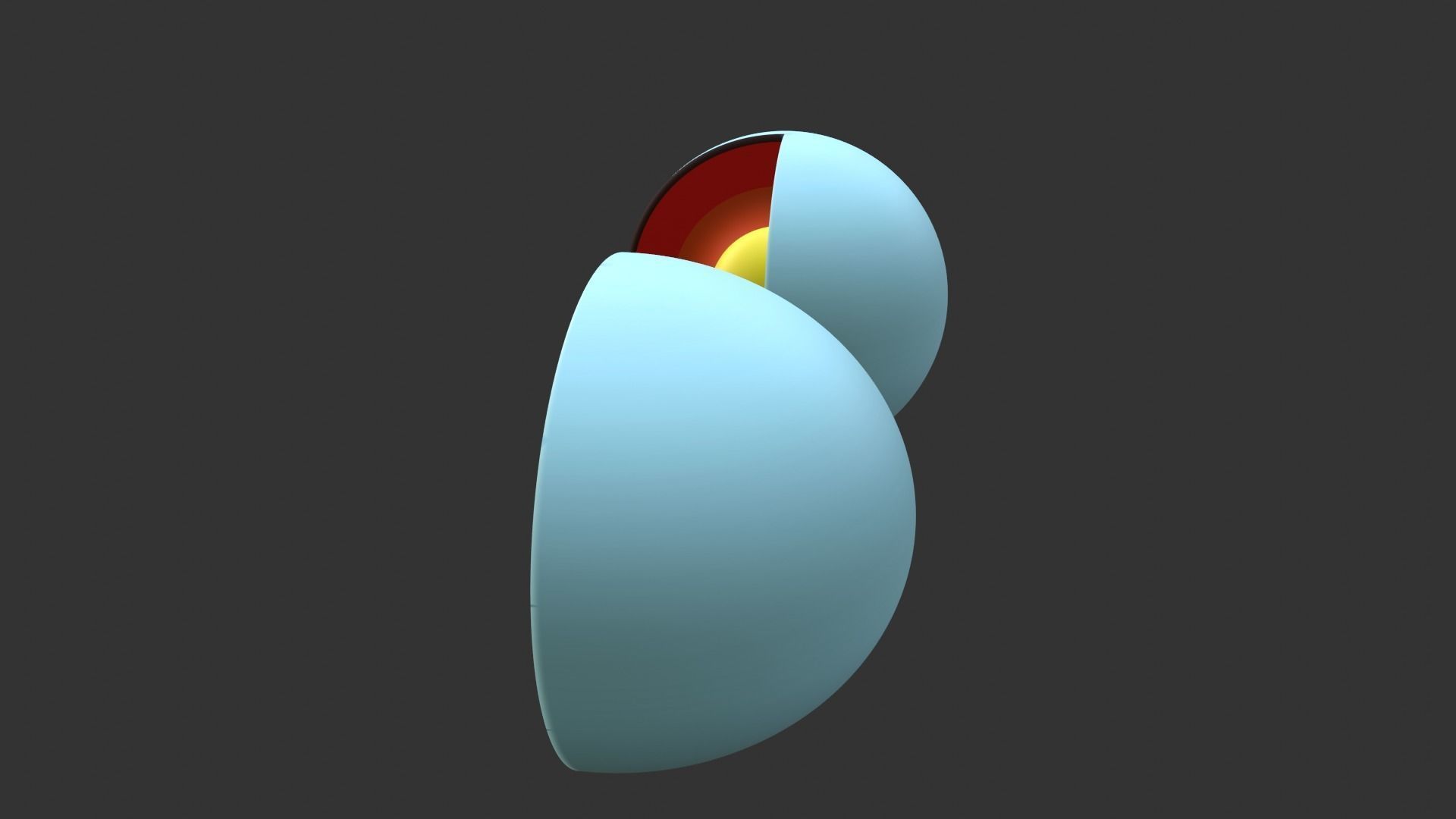Uranus Low-poly 3D model_1