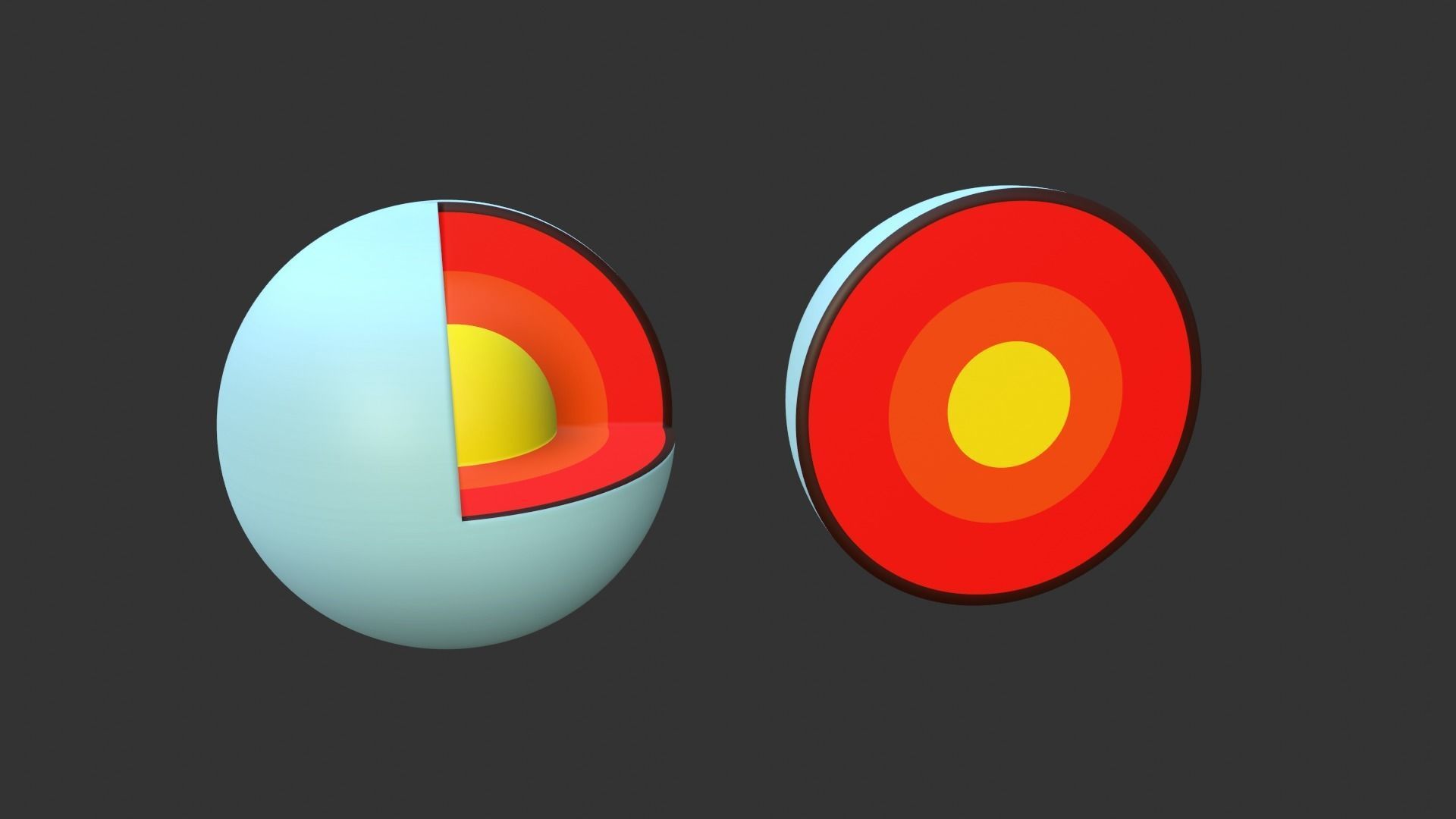 Uranus Low-poly 3D model_4