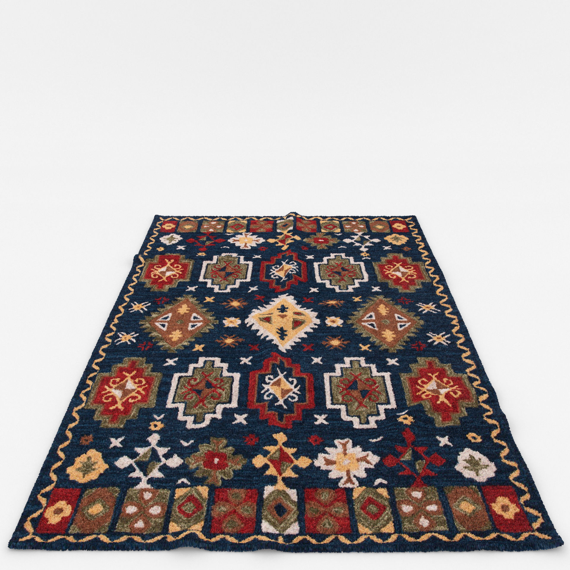 Rugs No 862 Low-poly 3D model_9