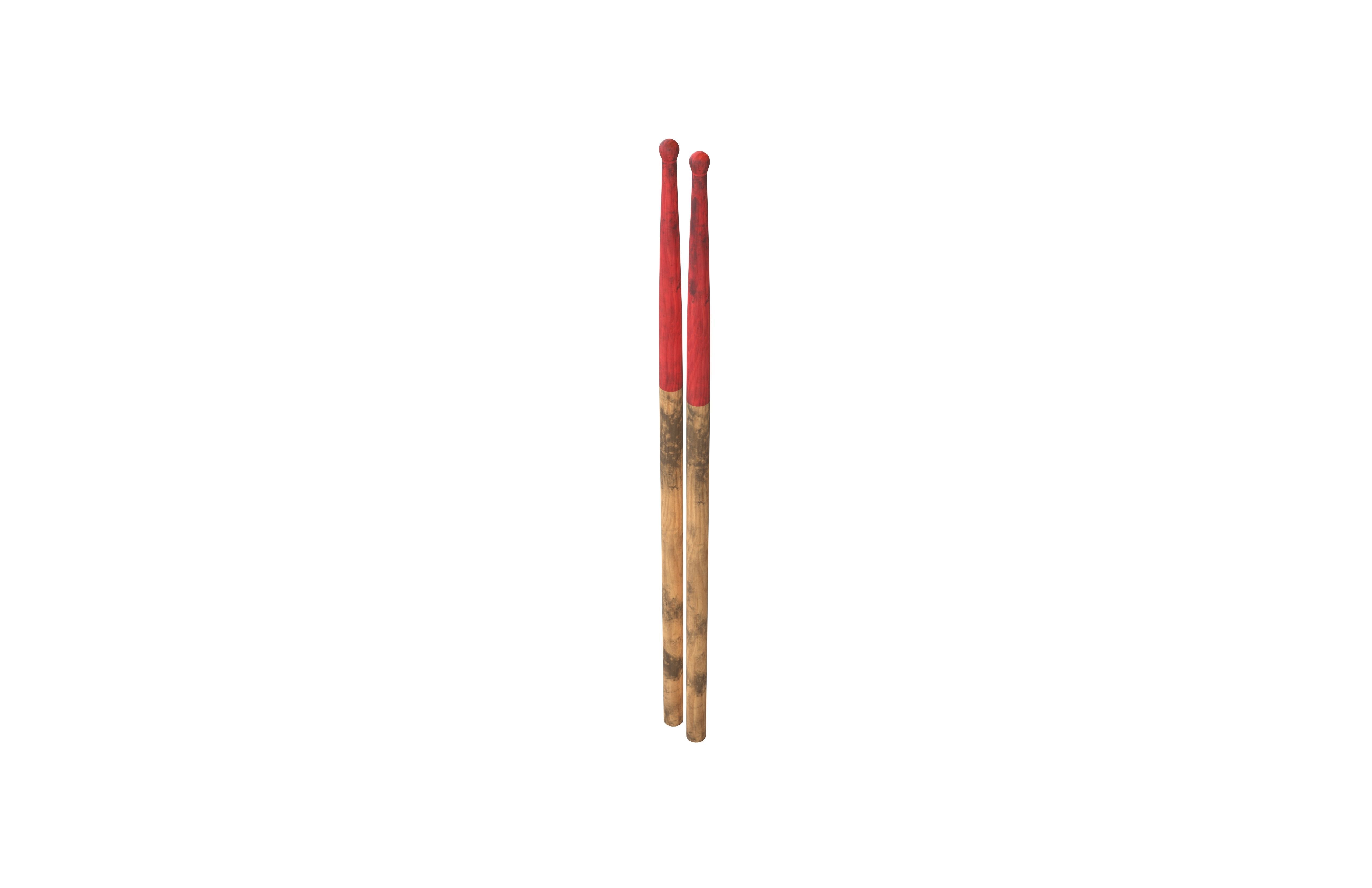 Drum Sticks V1 007 Low-poly 3D model_2