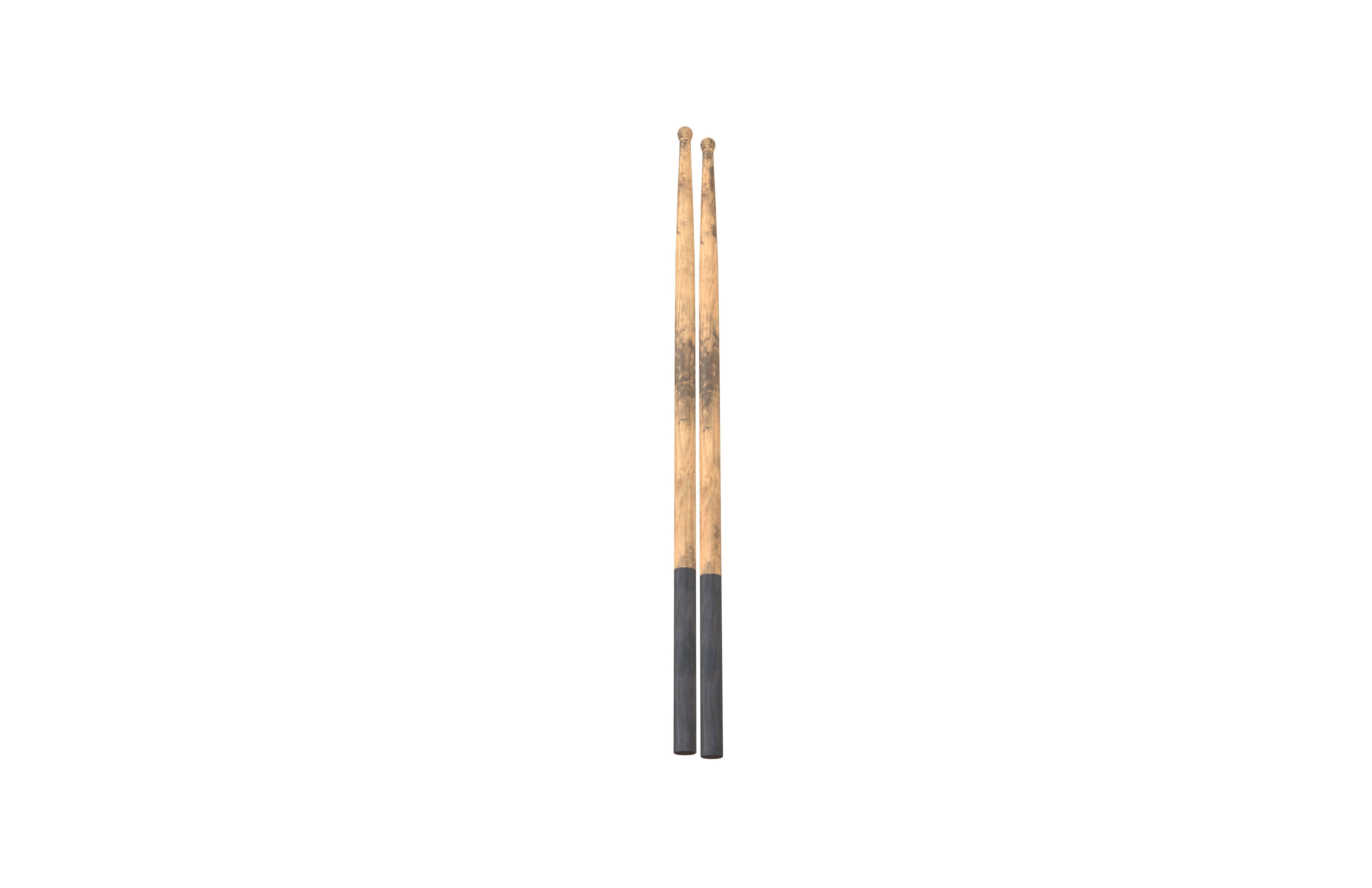 Drum Sticks V1 008 Low-poly 3D model_3