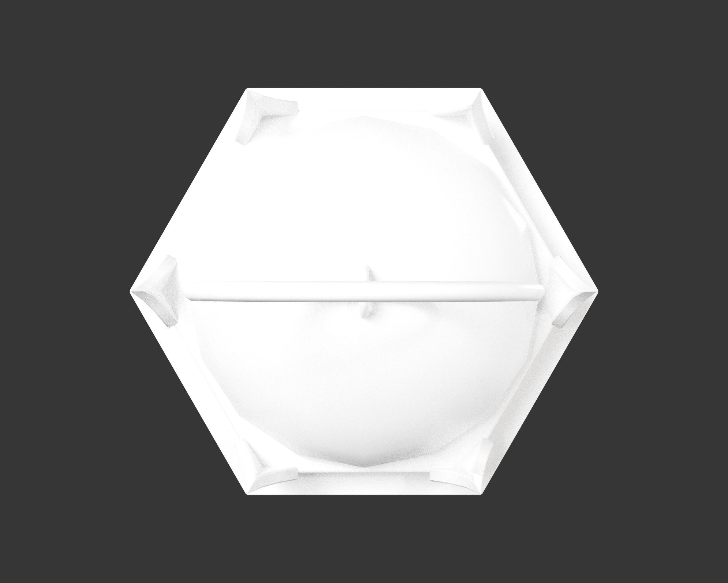 Medieval Noble Lighting Lantern Low-poly 3D model_10