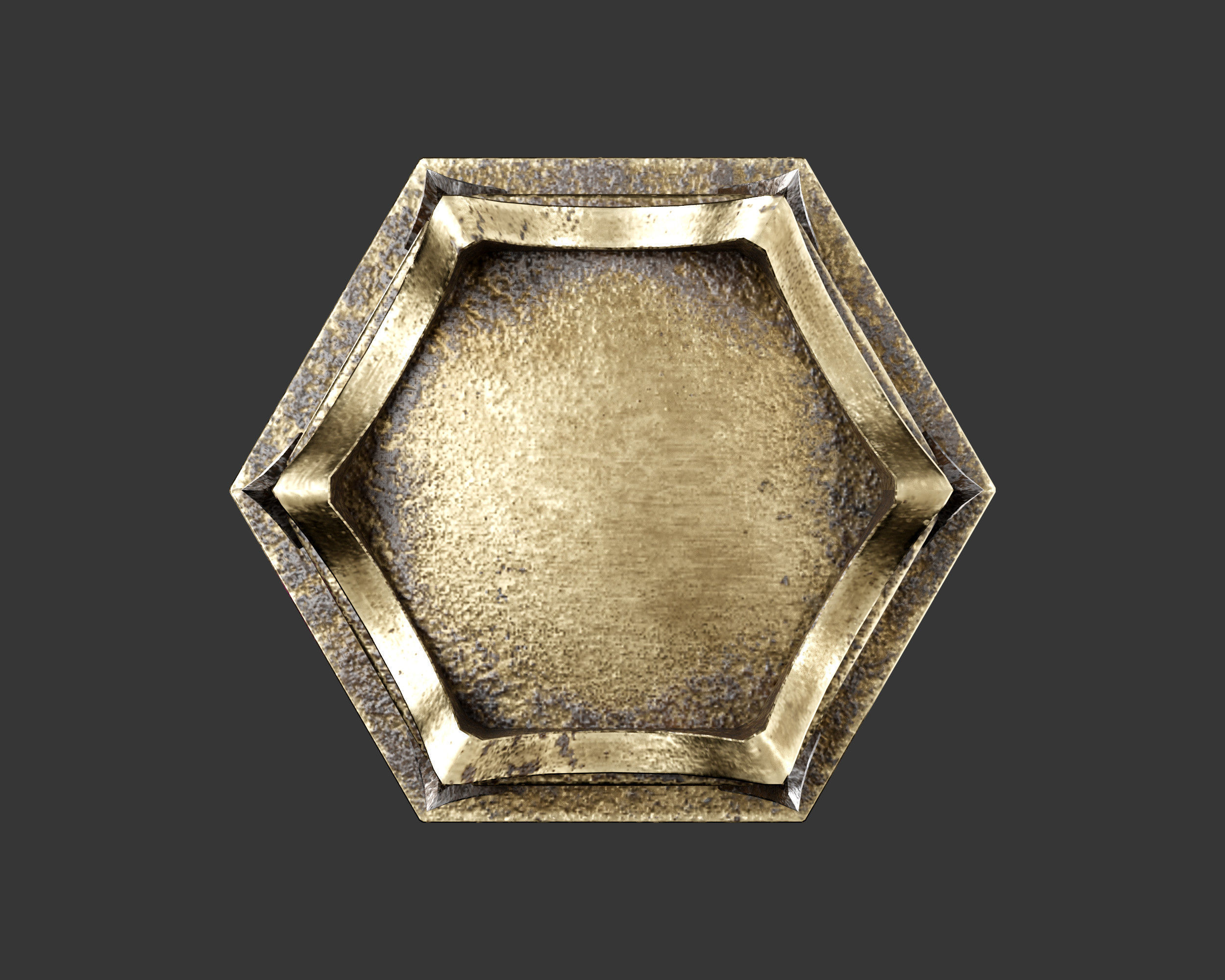 Medieval Noble Lighting Lantern Low-poly 3D model_6