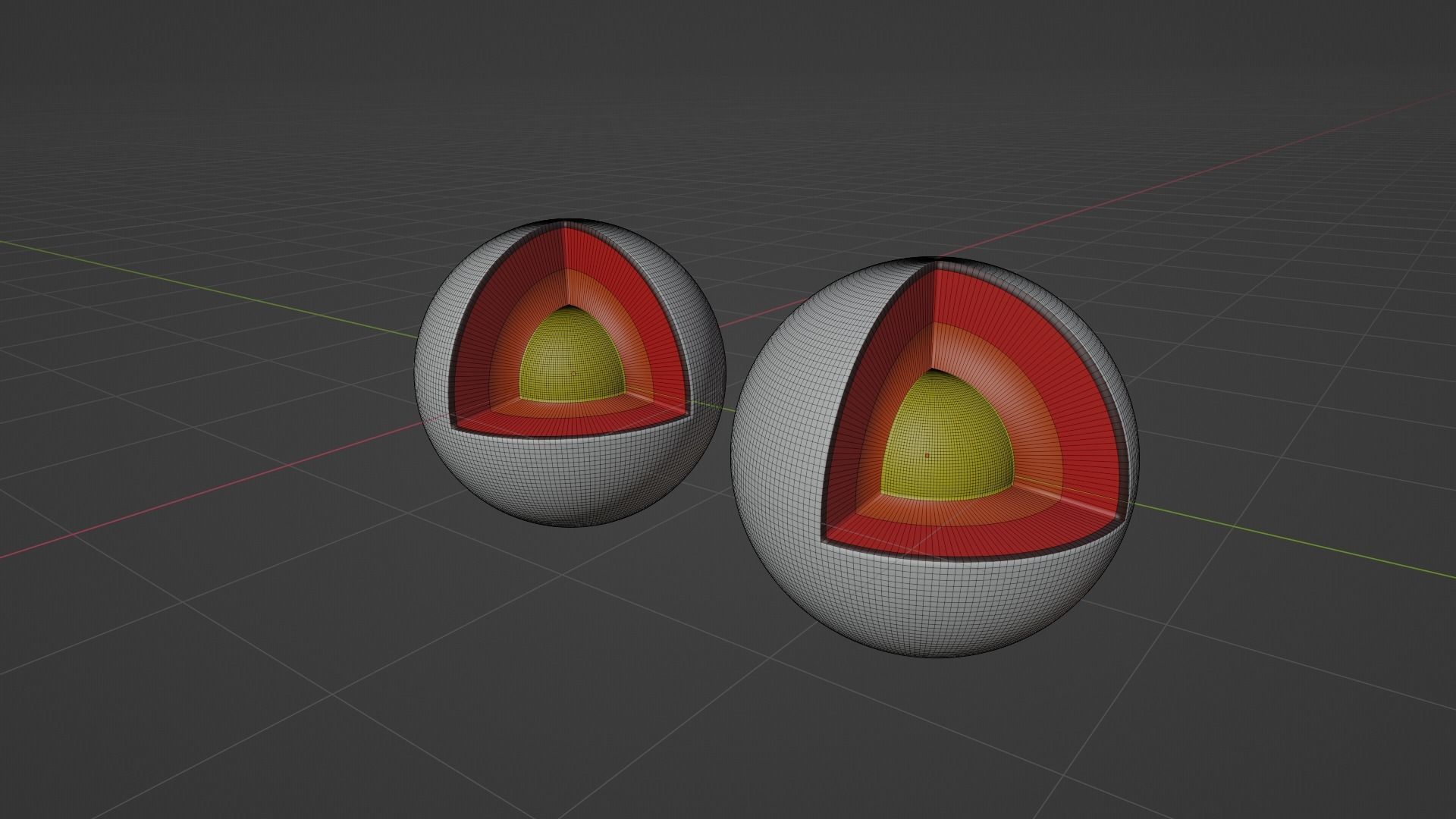 mars and neptune Low-poly 3D model_7