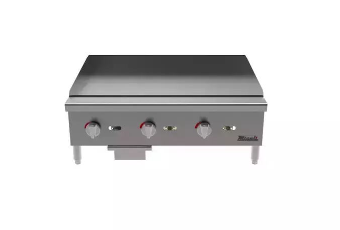  36 Wide Manual Griddle - 90000 BTU