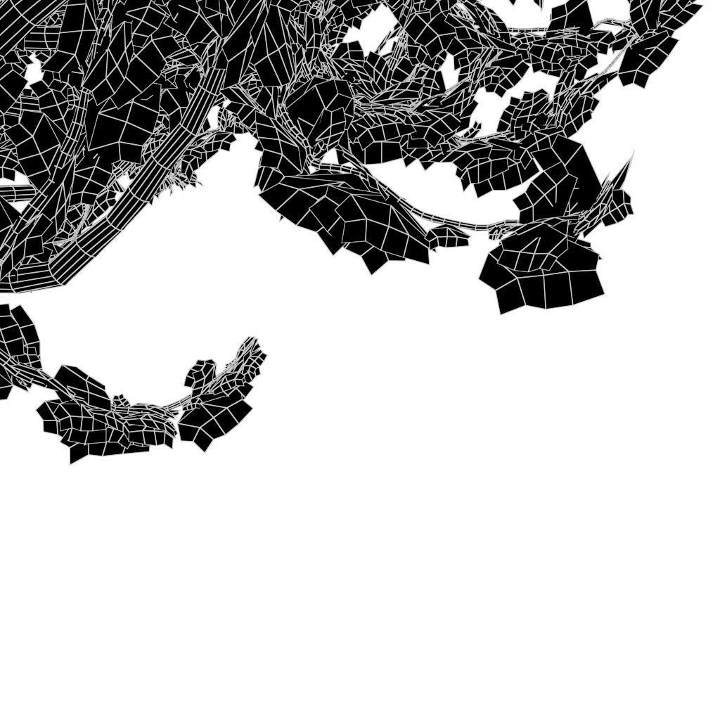 Platanus Tree Low-poly 3D model_7