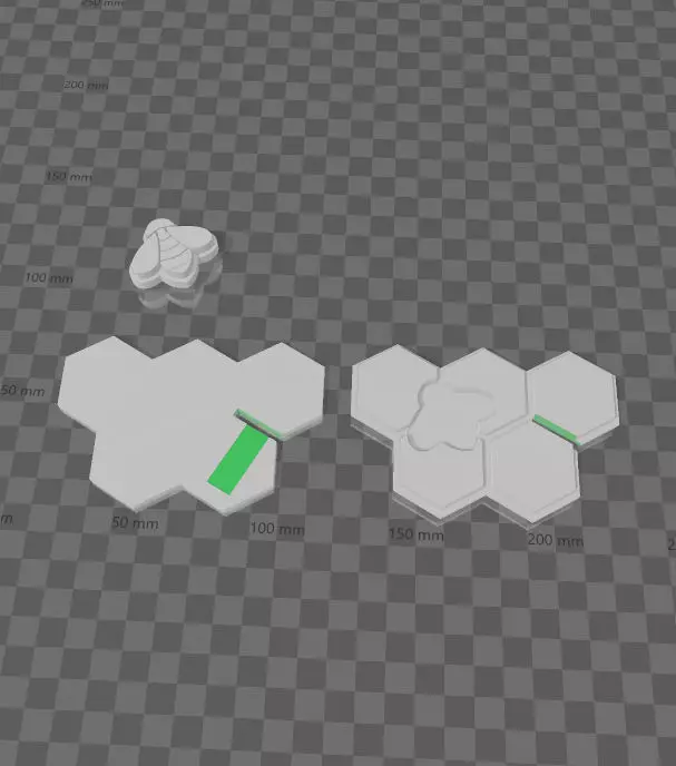 Magnet Pannal Bee Free 3D print model