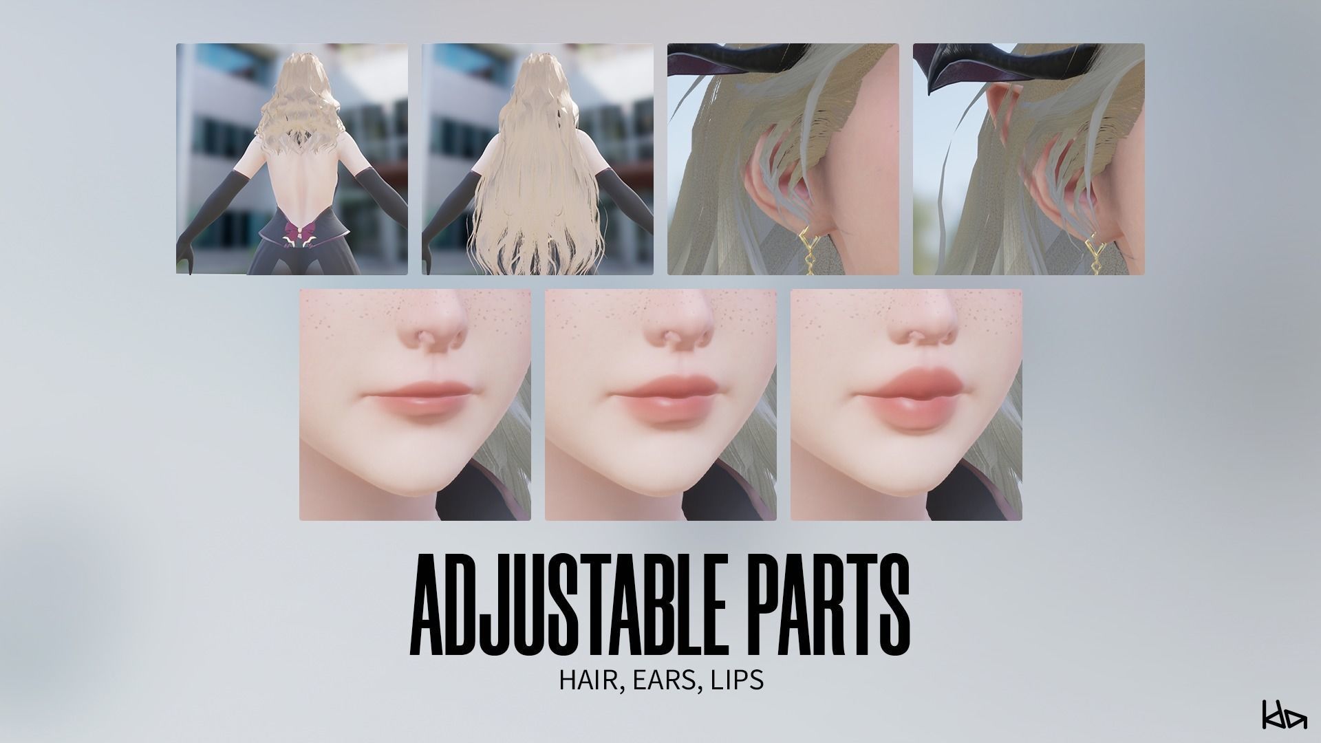 Succubus Sisters - Game Ready Fantasy Girls 3D Model Collection_19