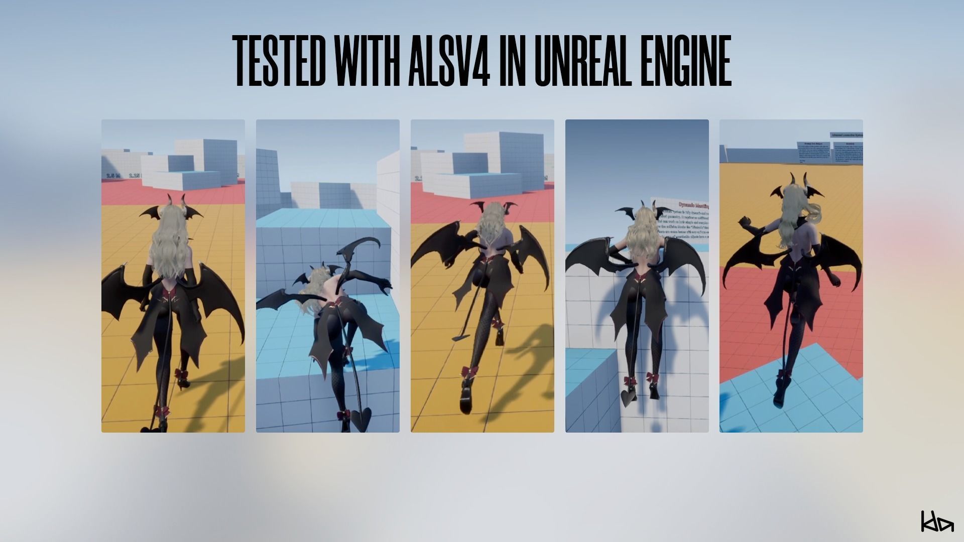 Succubus Sisters - Game Ready Fantasy Girls 3D Model Collection_15