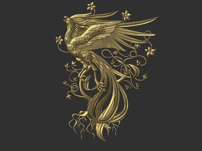 phoenix 3D print model
