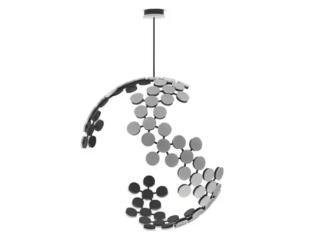Ceiling light - big LED sphere 3D model
