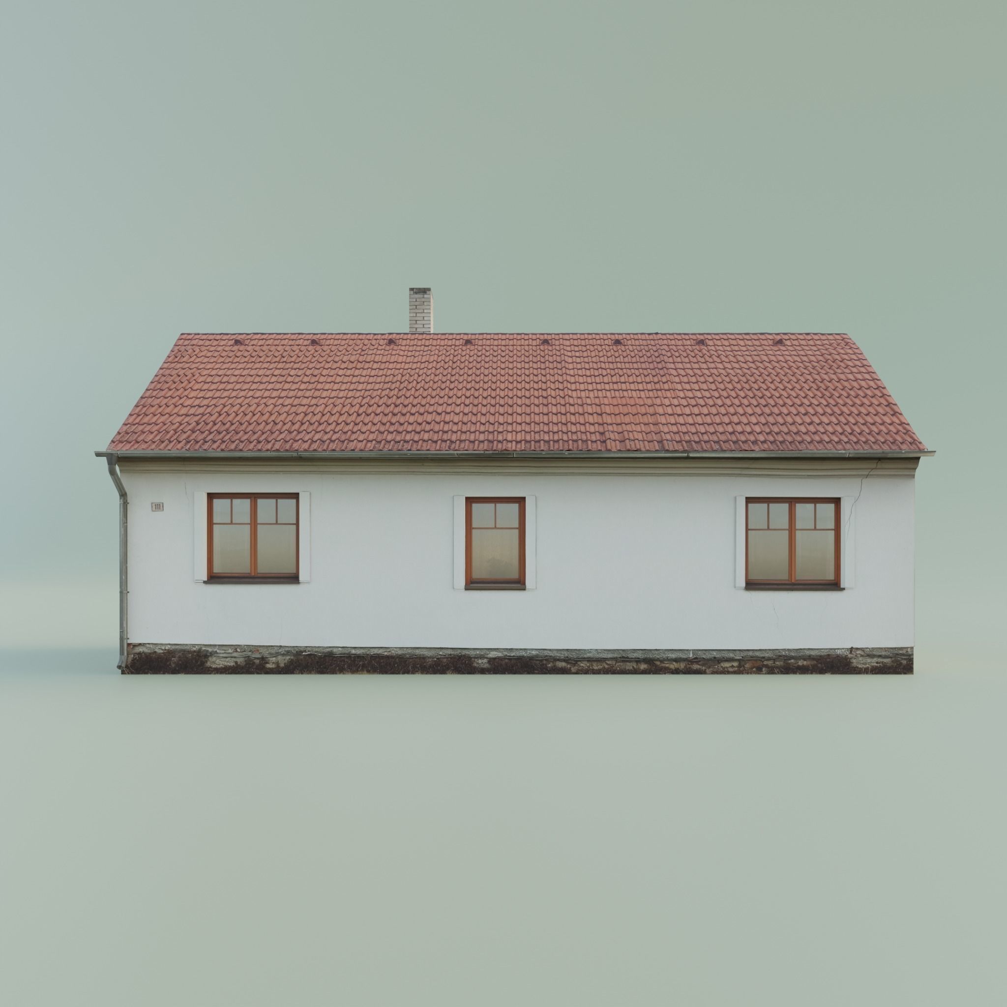 House low-poly realistic Low-poly 3D model_6