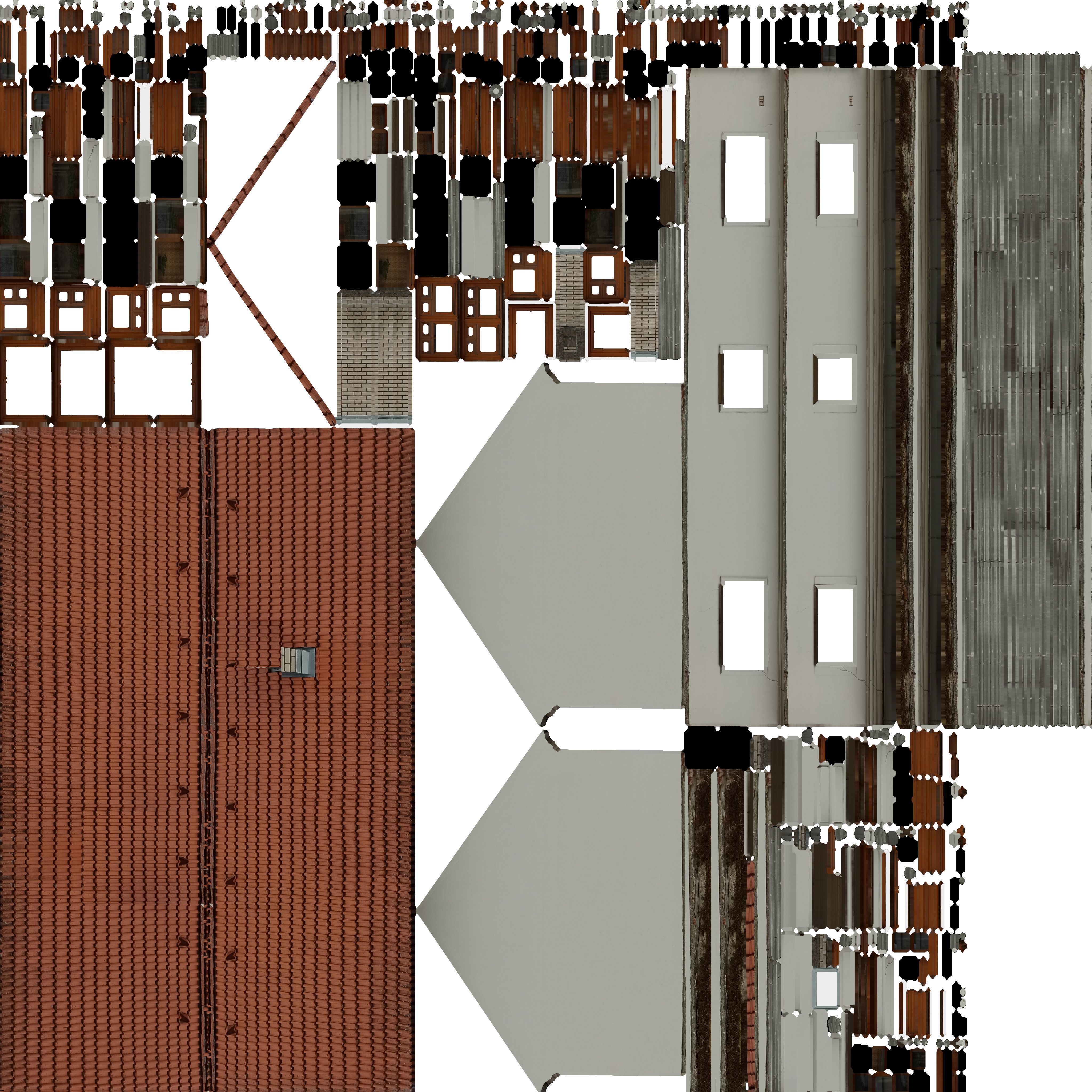 House low-poly realistic Low-poly 3D model_10