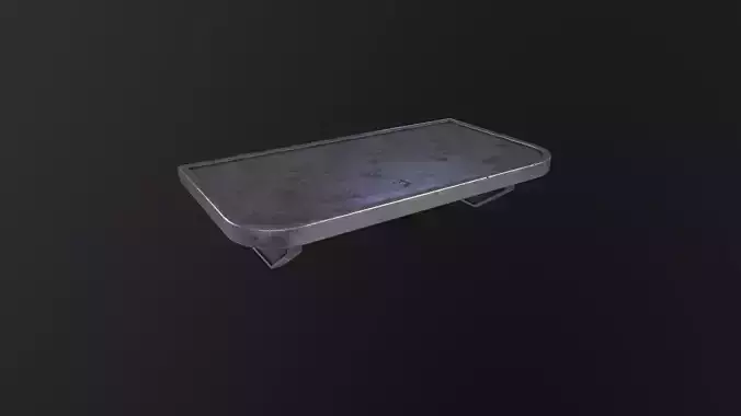 Metal Shelf 3D Model