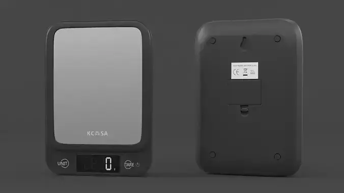 Digital Kitchen Scale 3D model