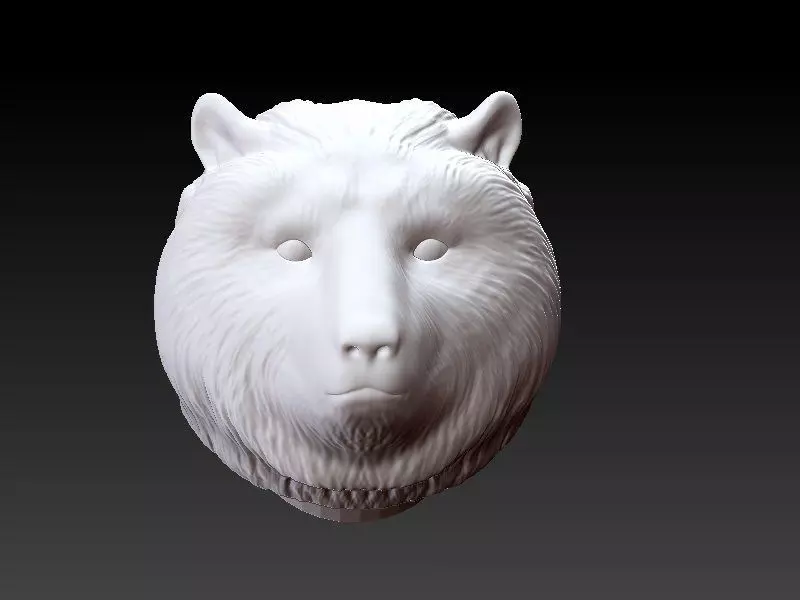 Bear Head bangle 3D model