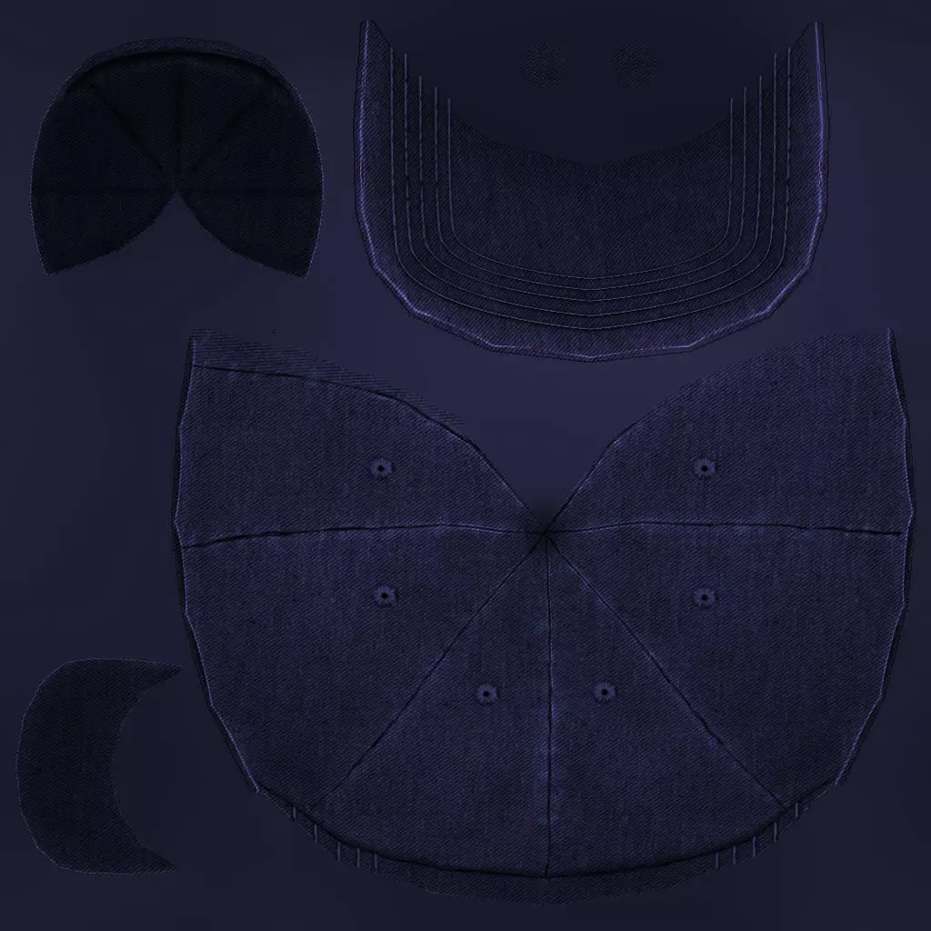 BASEBALL CAP Free 3D model_0