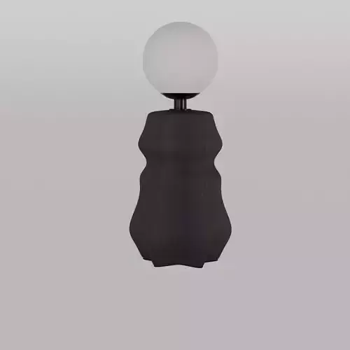 Ceramic Table Lamp Black