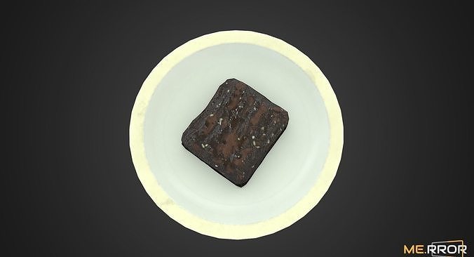 Game Ready Brownie Low-poly 3D model 6