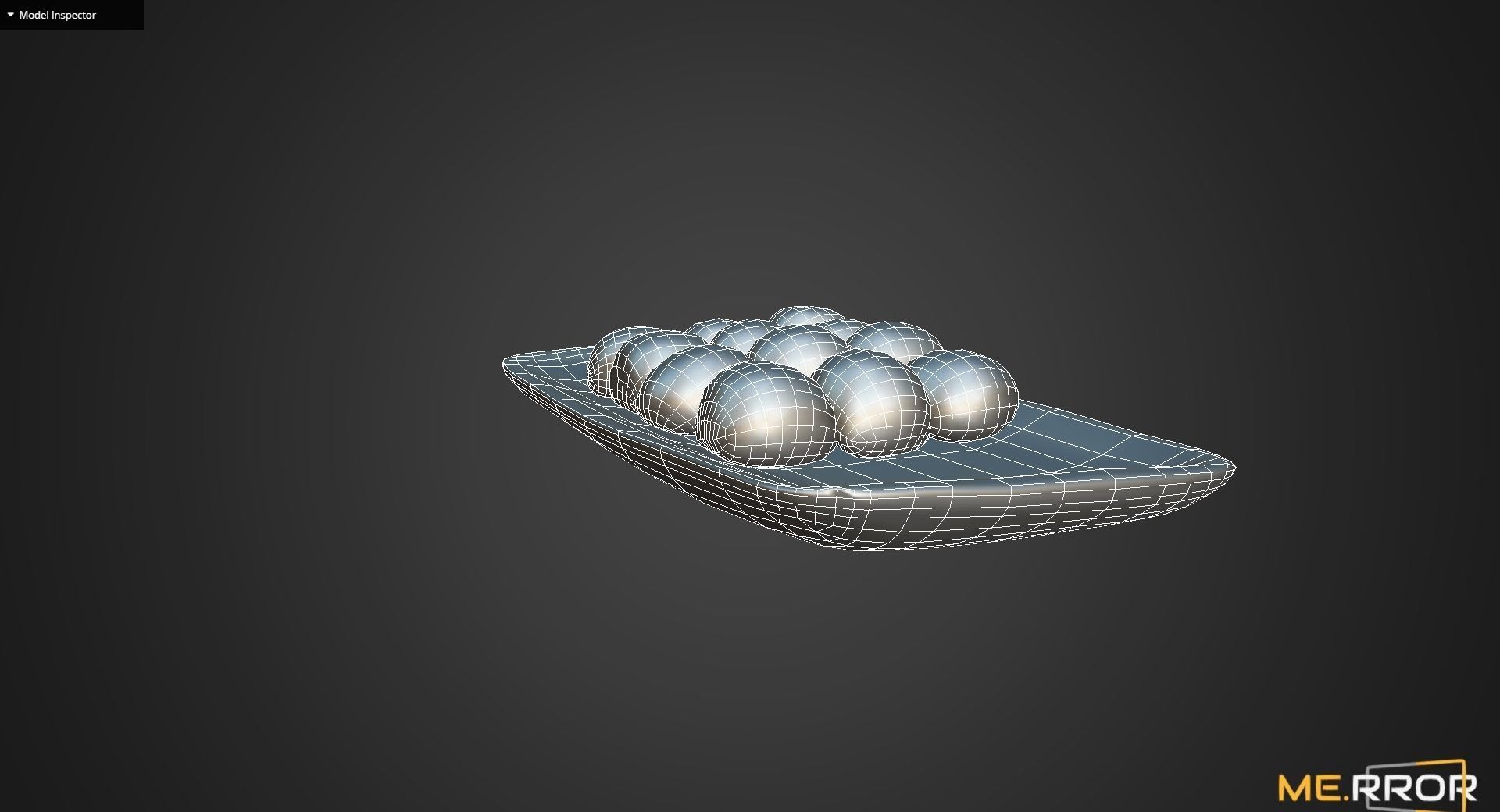 Game Ready Korean Rice Cake Gyengdan 4 Low-poly 3D model_8