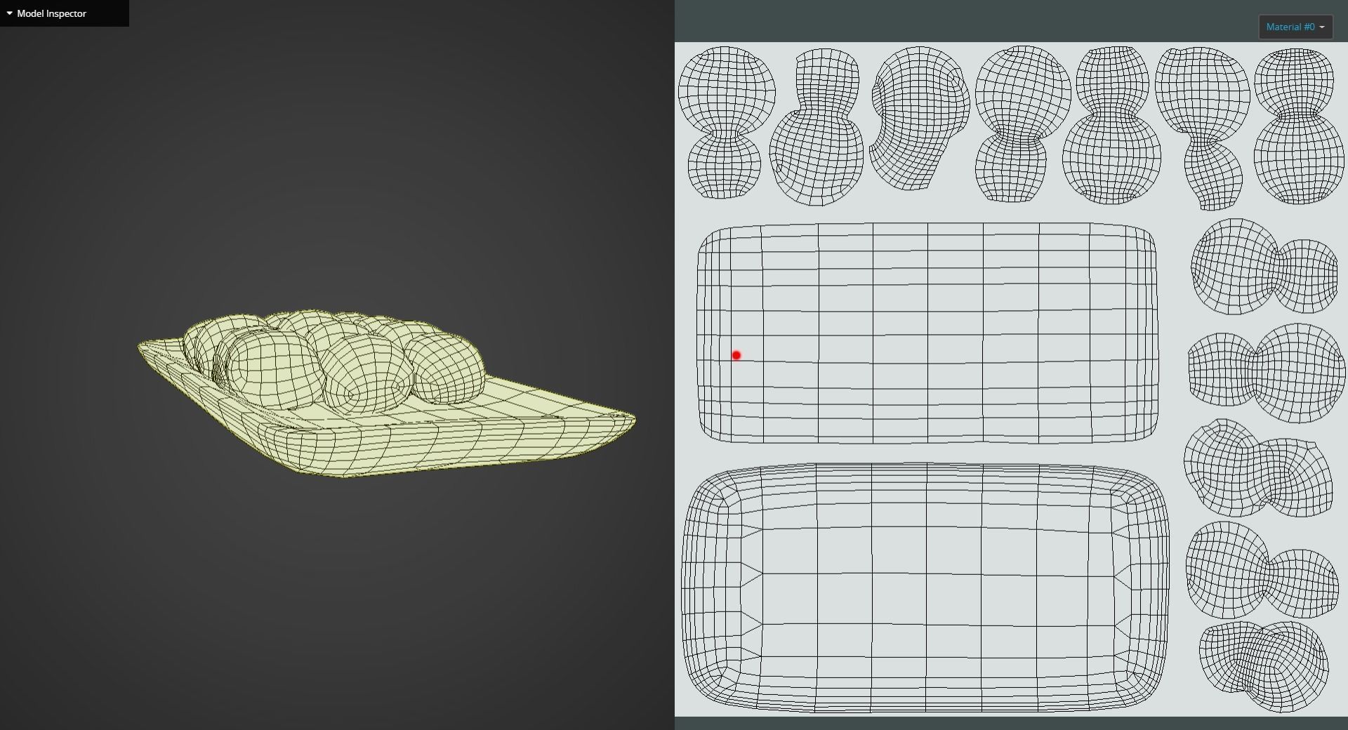 Game Ready Korean Rice Cake Gyengdan 4 Low-poly 3D model_10