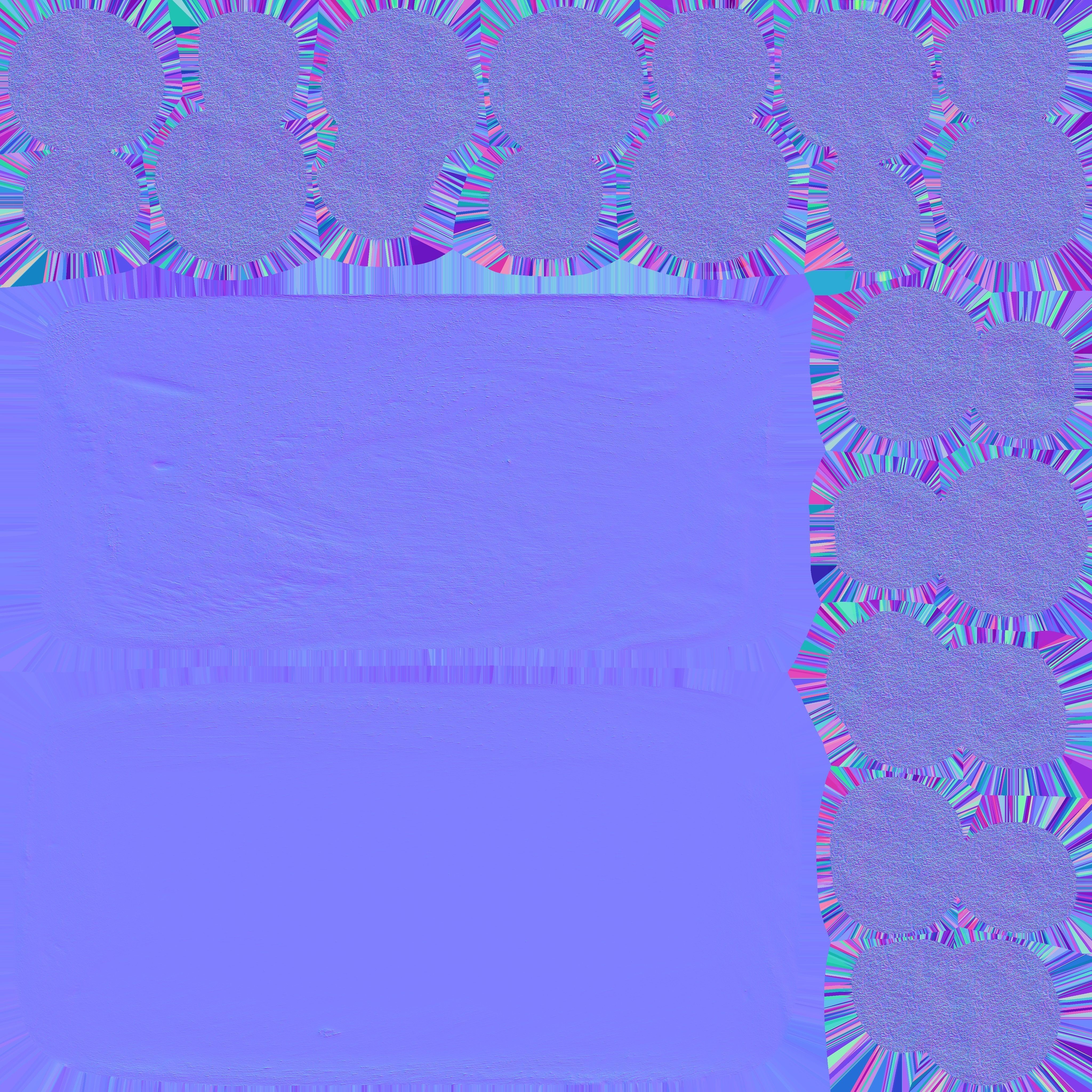 Game Ready Korean Rice Cake Gyengdan 4 Low-poly 3D model_17