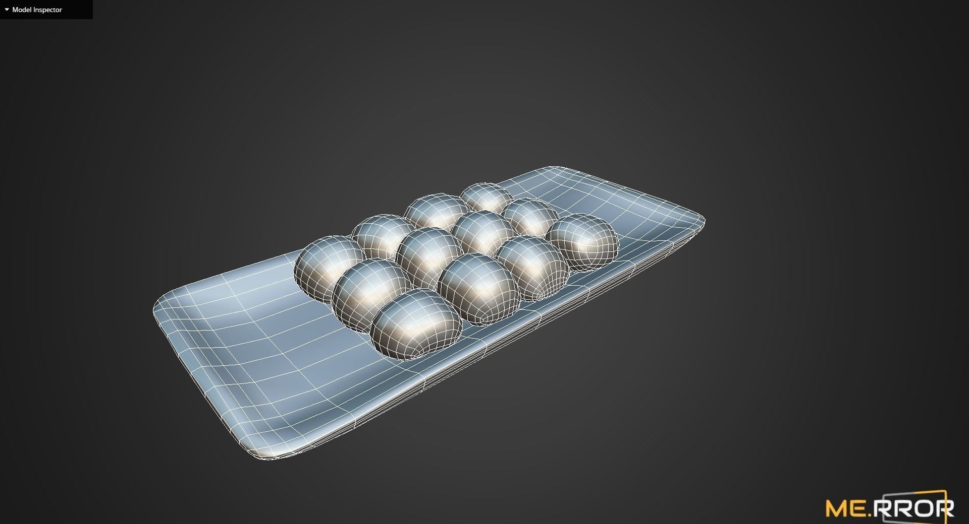 Game Ready Korean Rice Cake Gyengdan 4 Low-poly 3D model_11