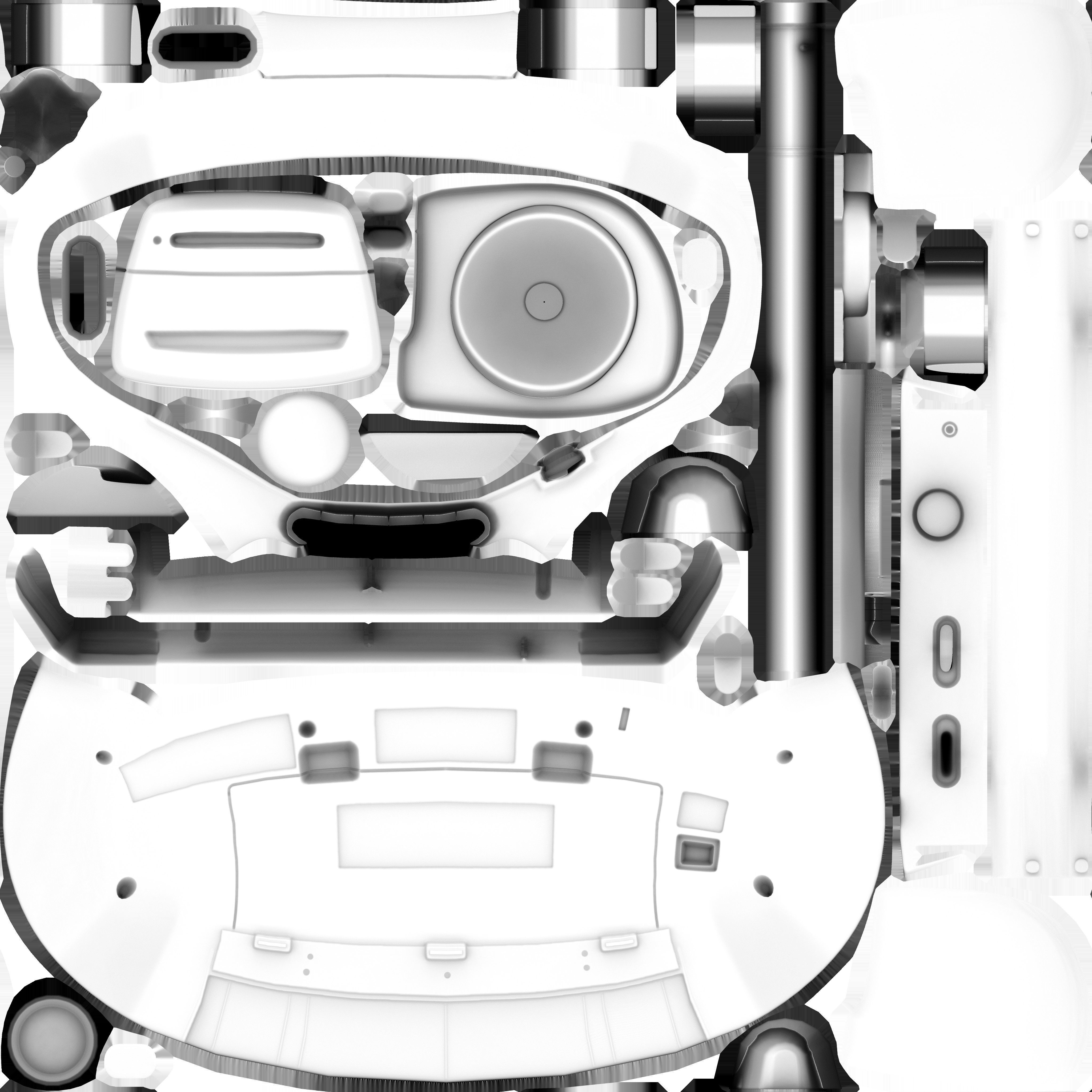 Game Ready Vintage Cassette Radio 3 Low-poly 3D model_15