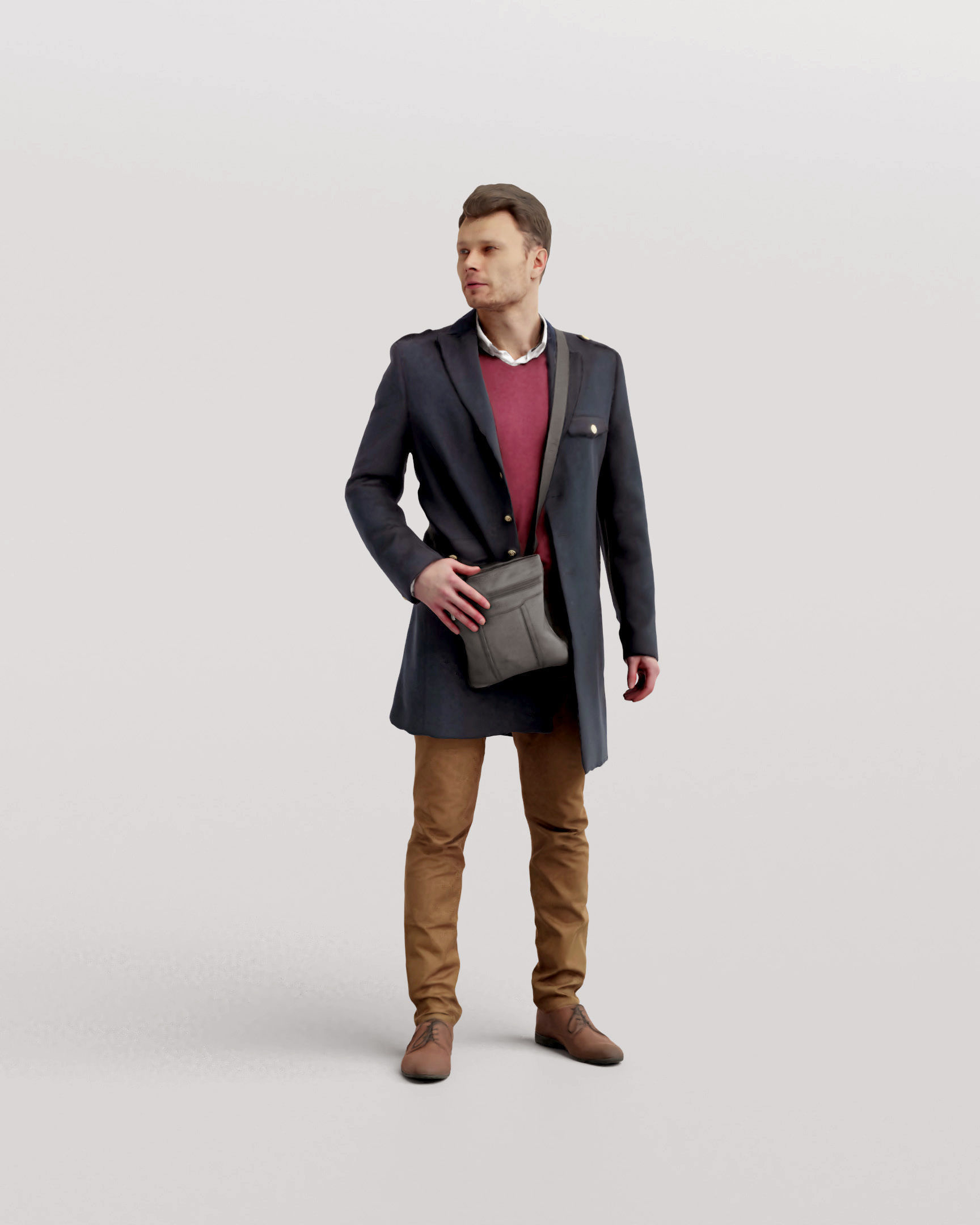 Humano 20-Collection 11 -  WINTER AUTUMN PEOPLE - 20x 3D models  3D model_11