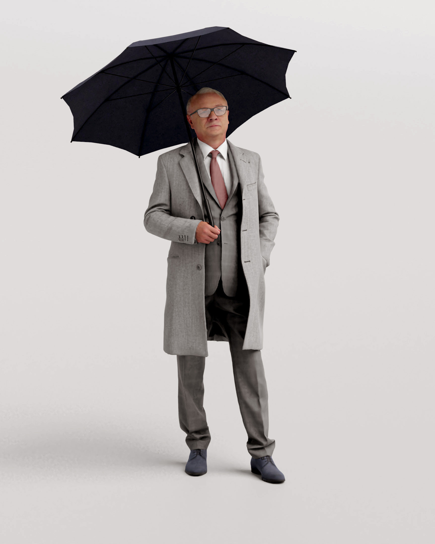 Humano 20-Collection 11 -  WINTER AUTUMN PEOPLE - 20x 3D models  3D model_19