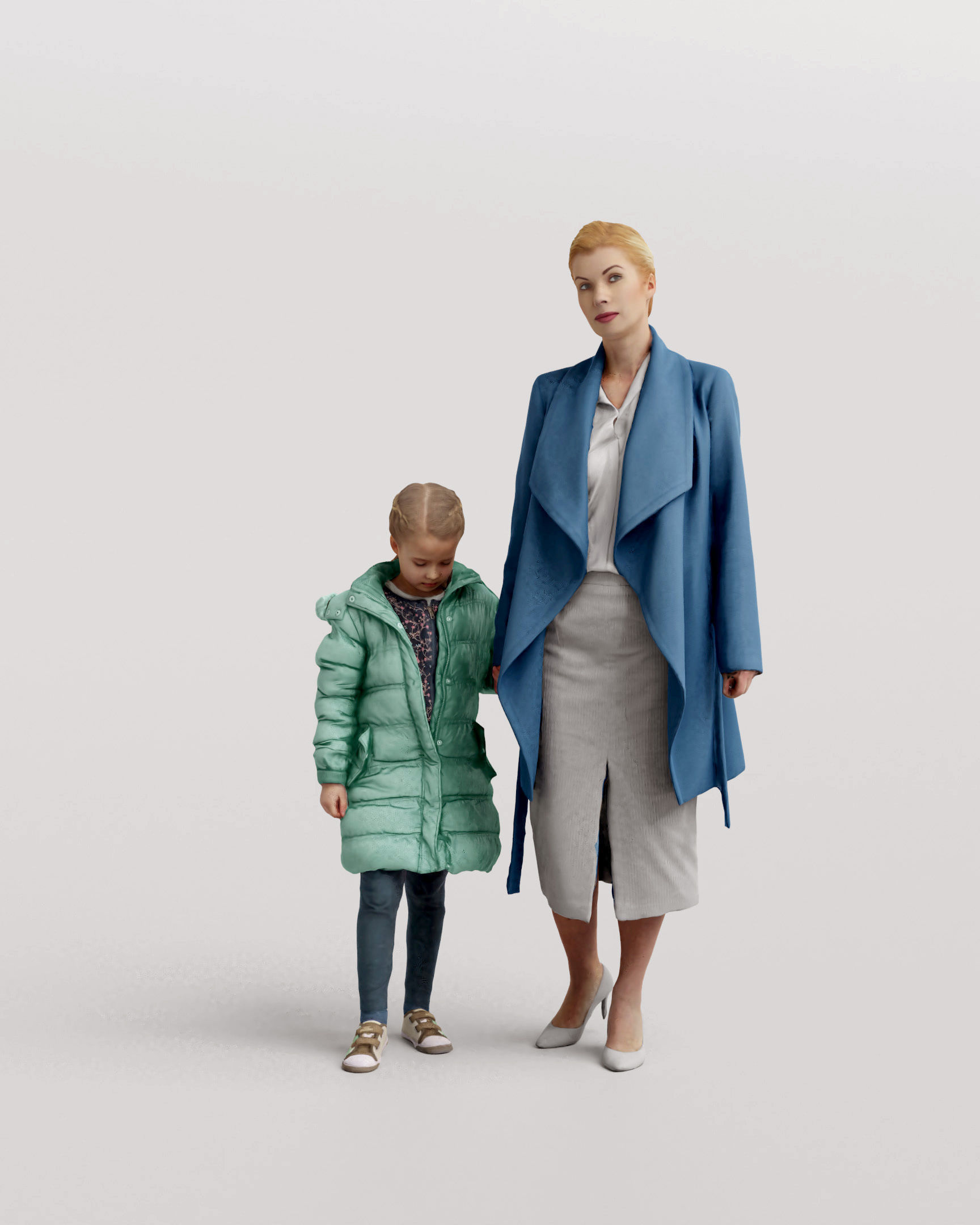Humano 20-Collection 11 -  WINTER AUTUMN PEOPLE - 20x 3D models  3D model_43