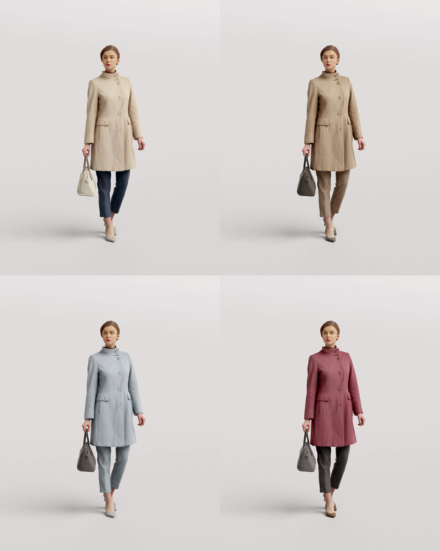 Humano 20-Collection 11 -  WINTER AUTUMN PEOPLE - 20x 3D models  3D model_90