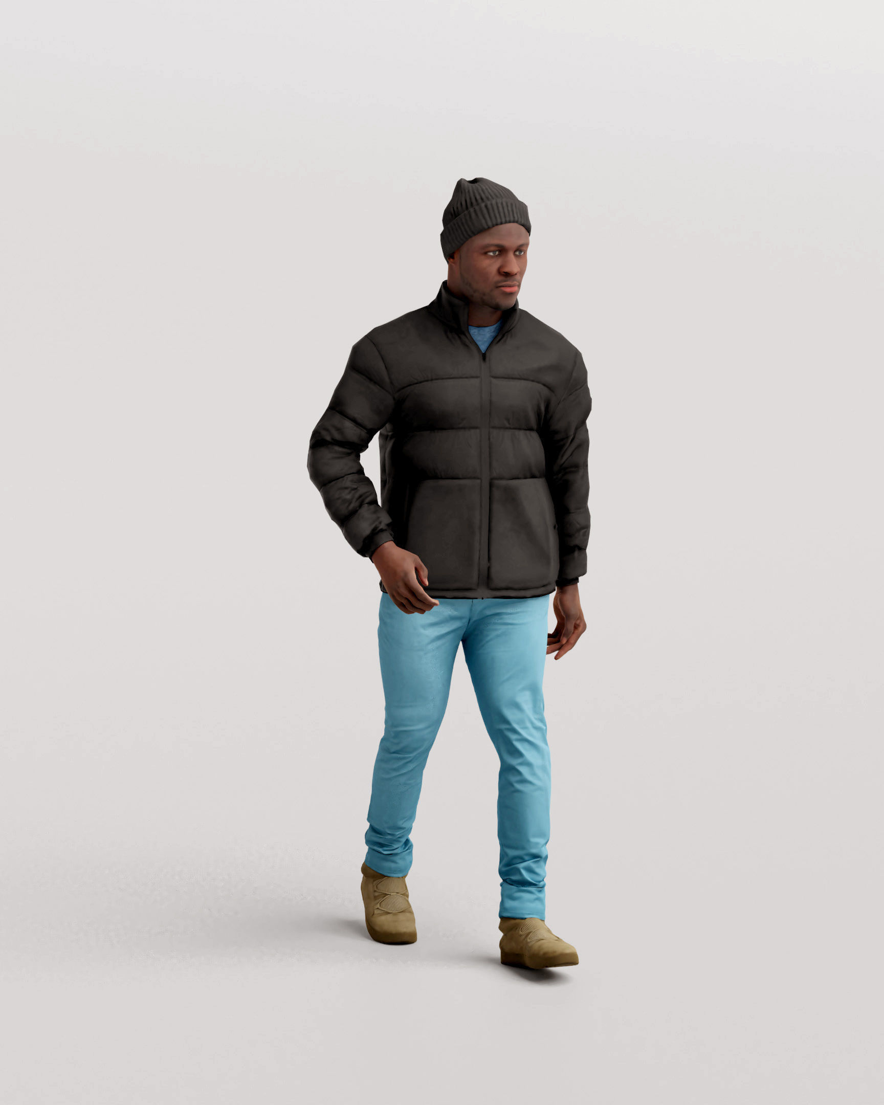 Humano 20-Collection 11 -  WINTER AUTUMN PEOPLE - 20x 3D models  3D model_36