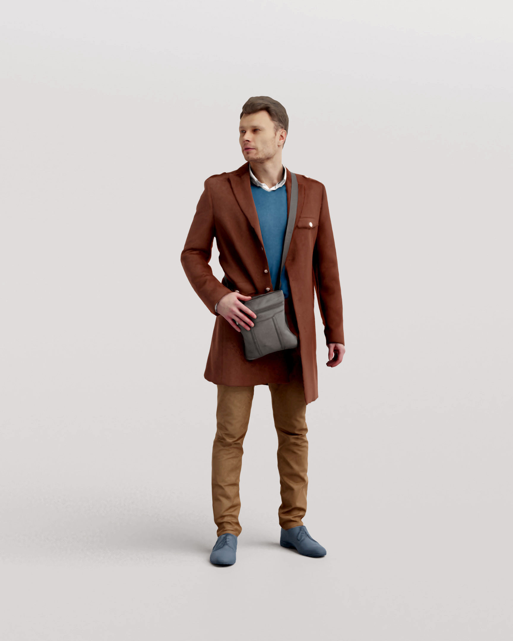 Humano 20-Collection 11 -  WINTER AUTUMN PEOPLE - 20x 3D models  3D model_50