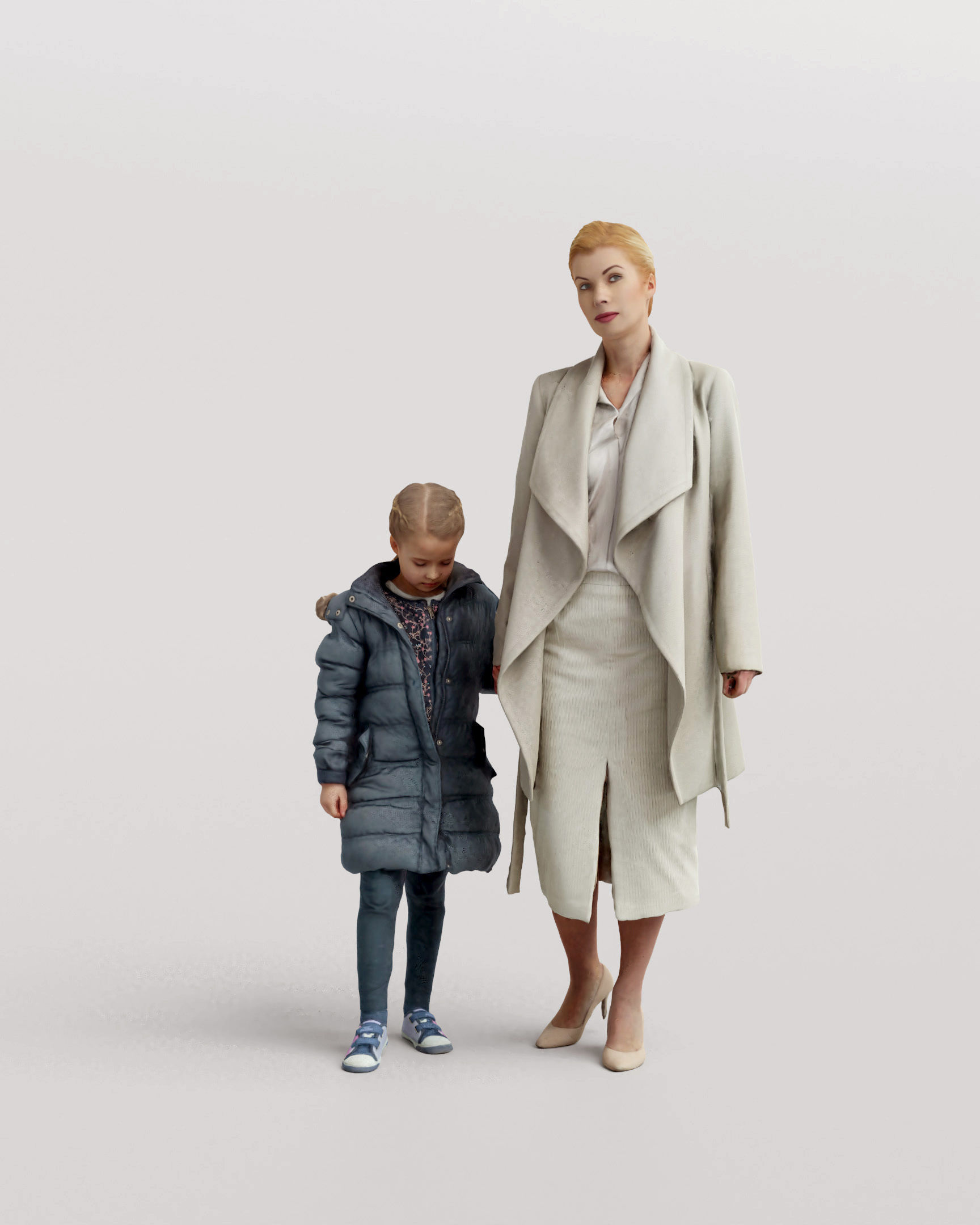 Humano 20-Collection 11 -  WINTER AUTUMN PEOPLE - 20x 3D models  3D model_9